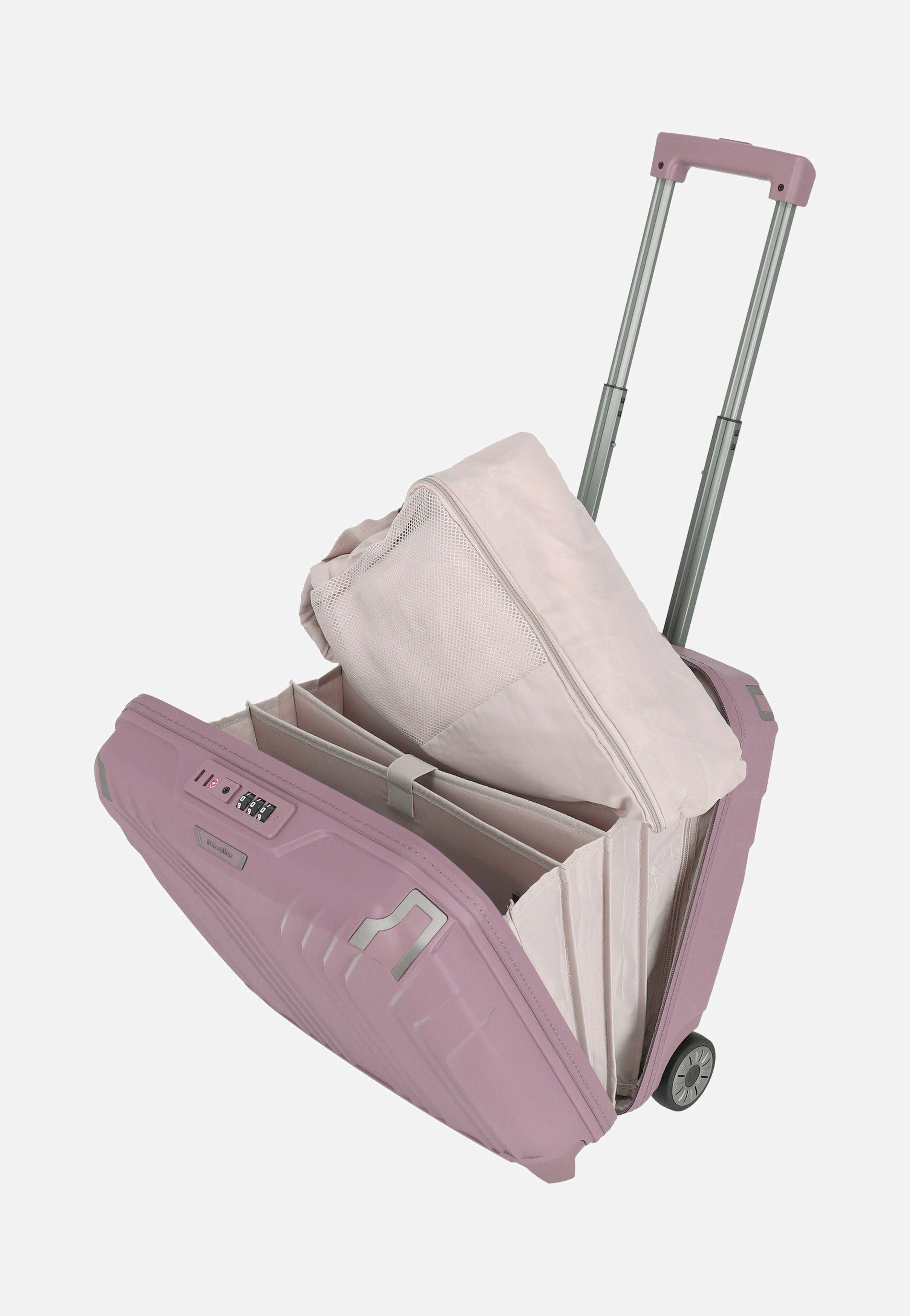 travelite Elvaa Businesswheeler Rosé Pilotenkoffer