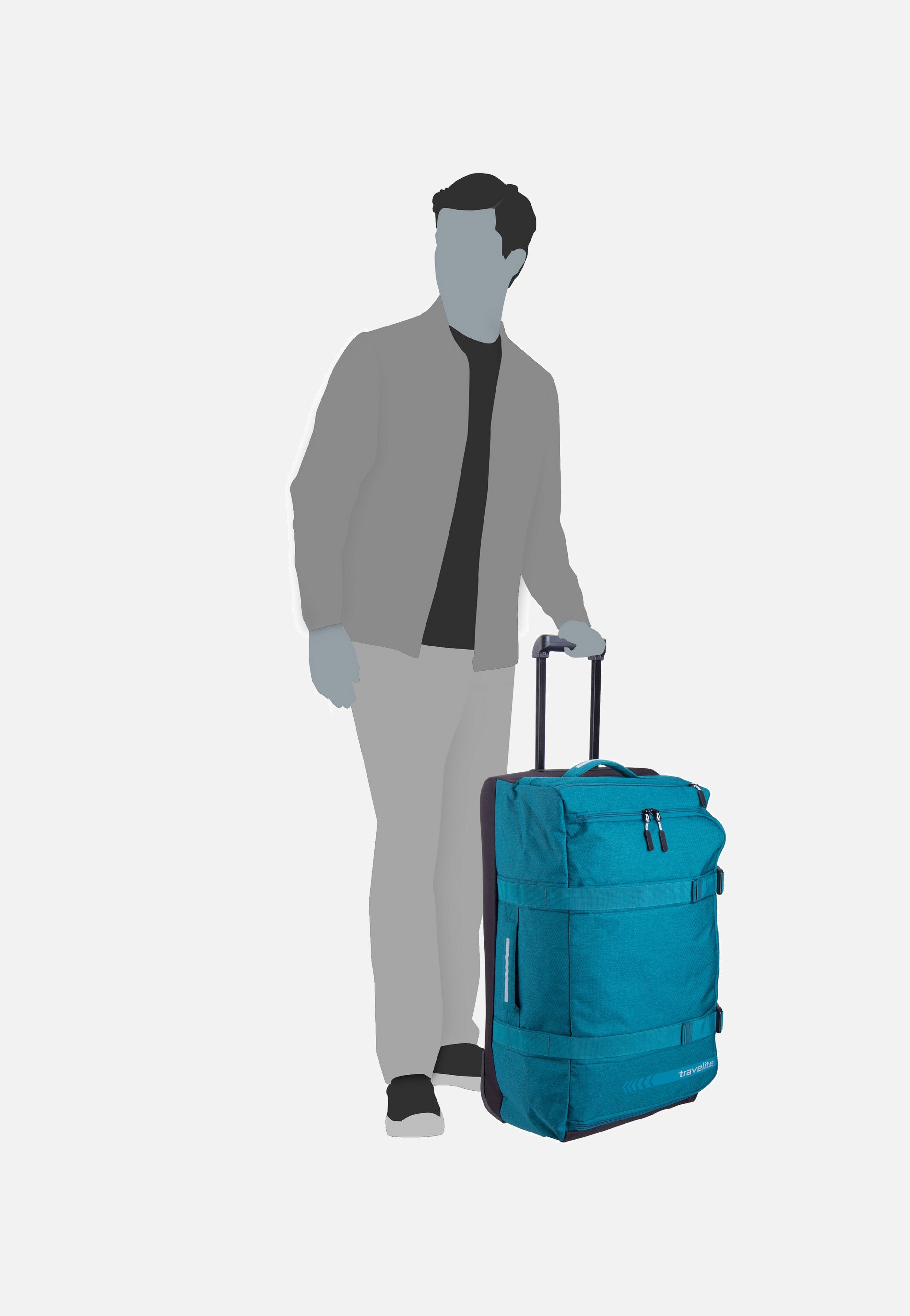 travelite Kick Off L Schwarz Reisetasche