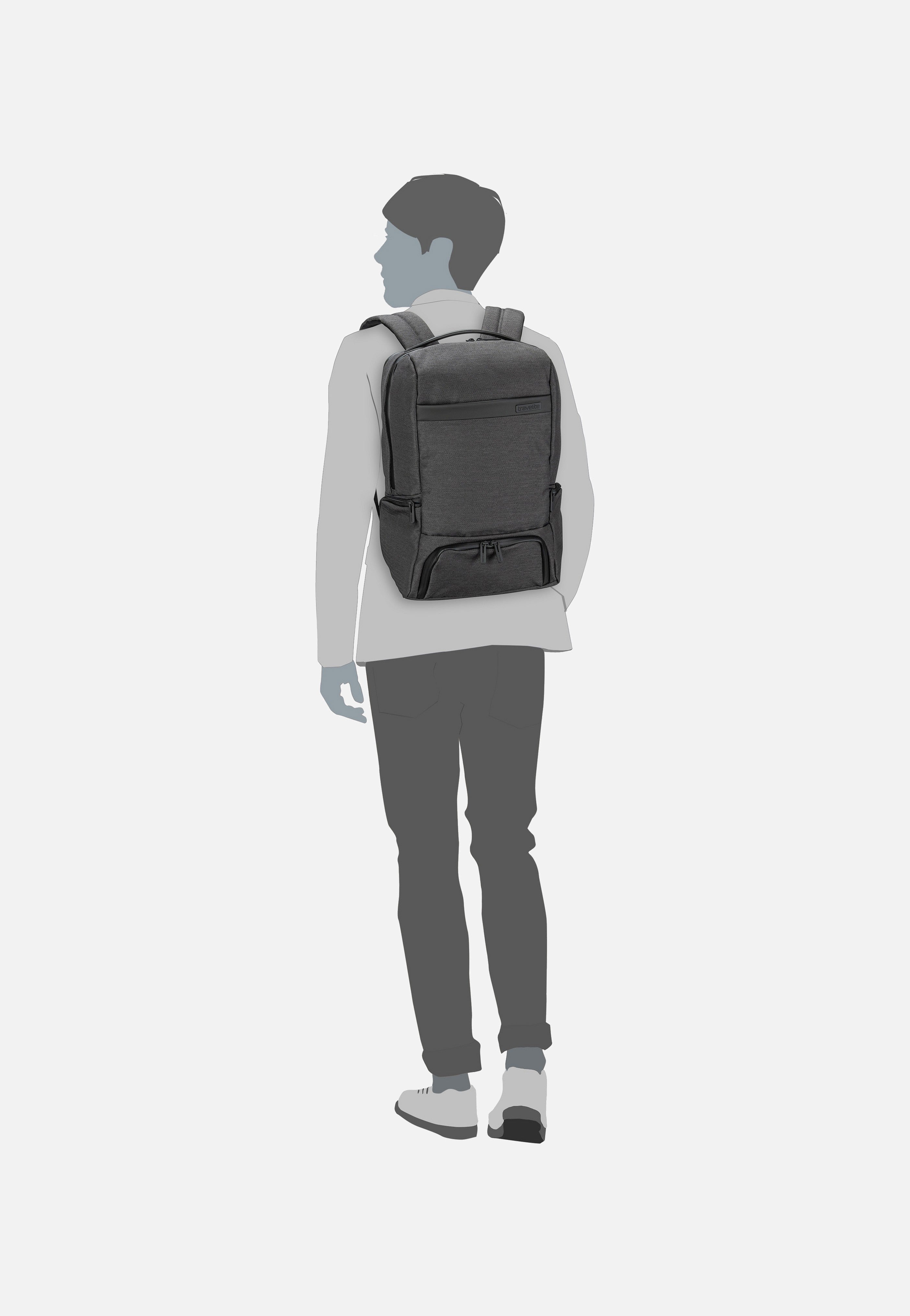 travelite Meet Business Anthrazit Rucksack