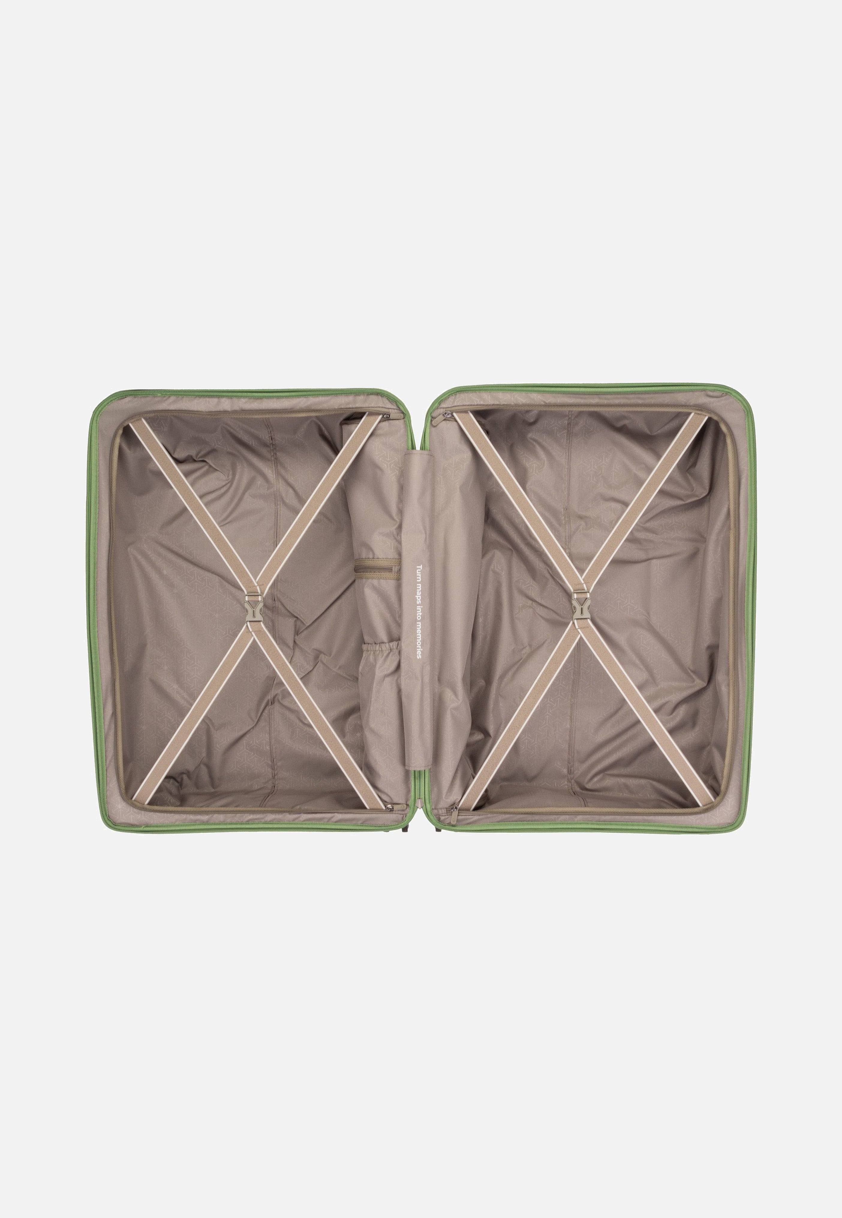 travelite Mooby 4w Trolley L Grün Koffer
