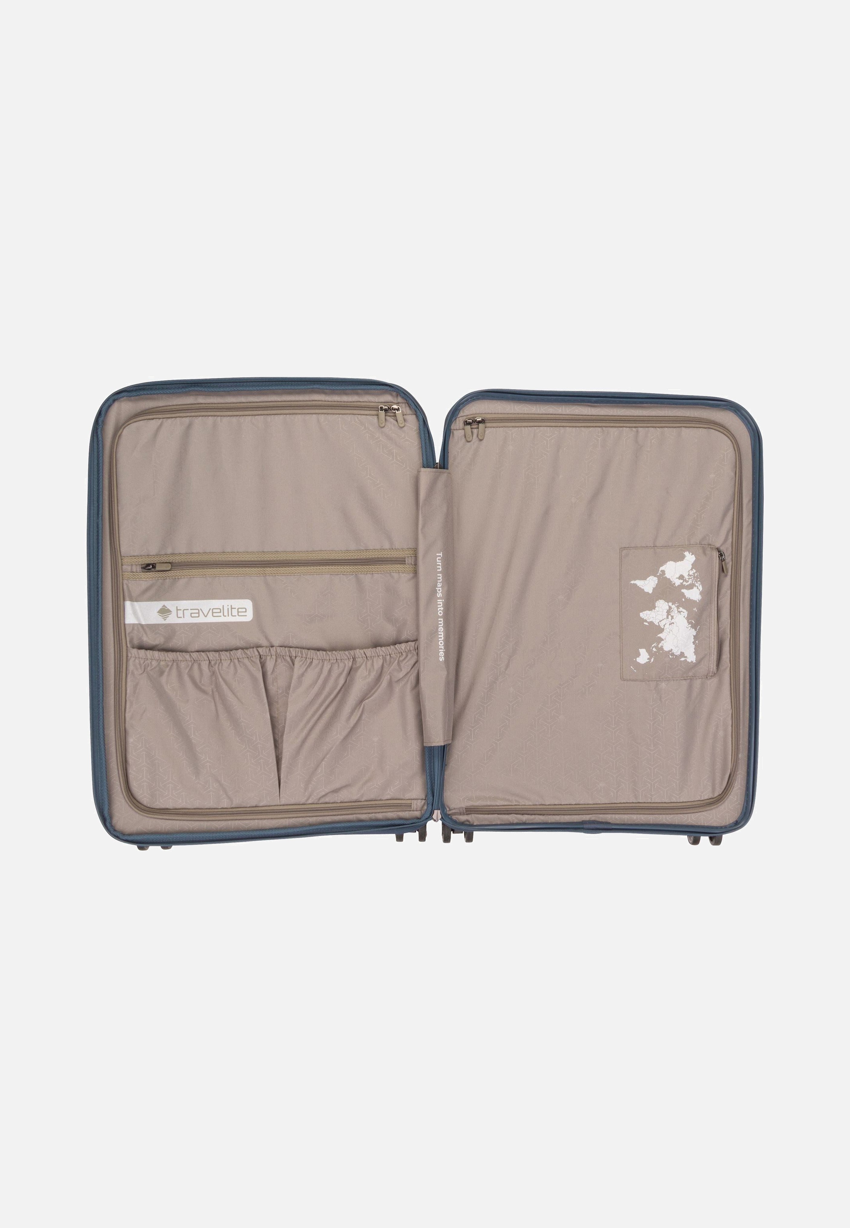 travelite Mooby 4w Trolley L Marine Koffer