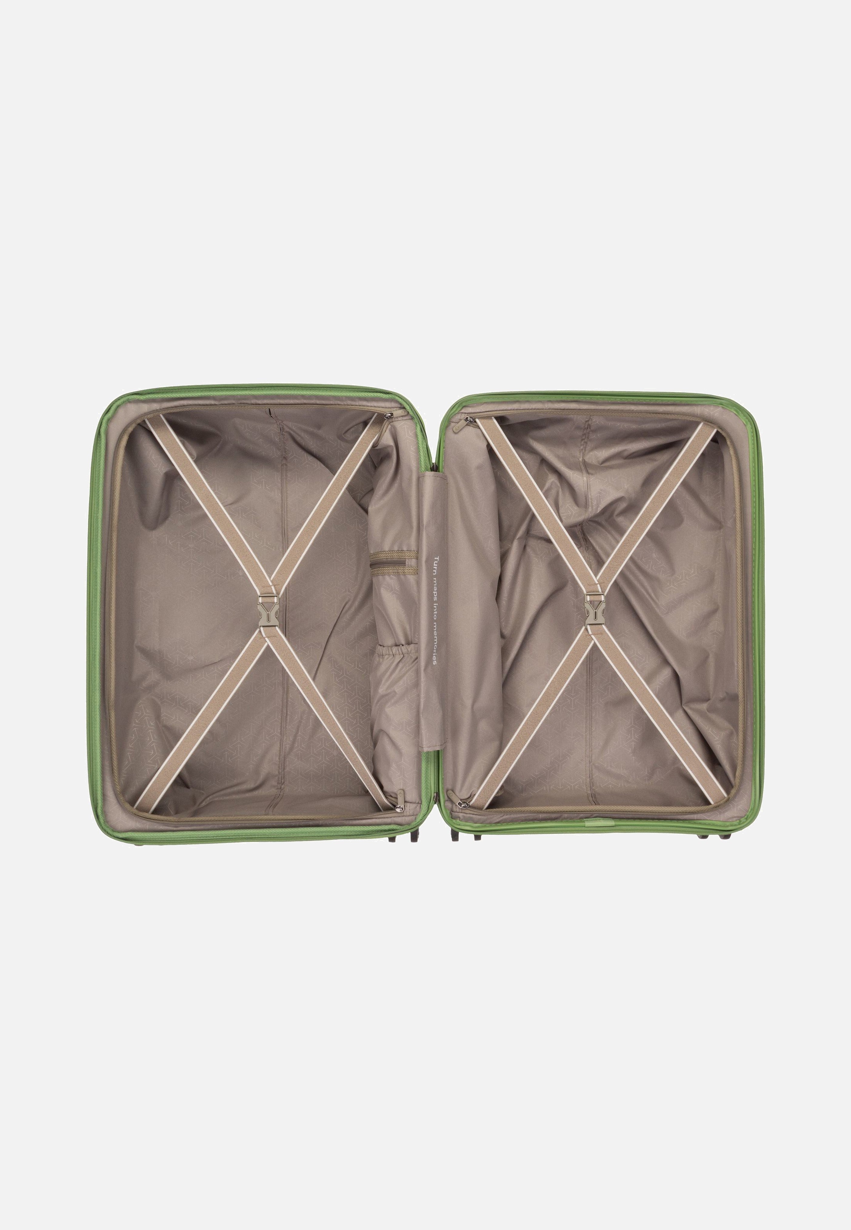 travelite Mooby 4w Trolley M Grün Koffer
