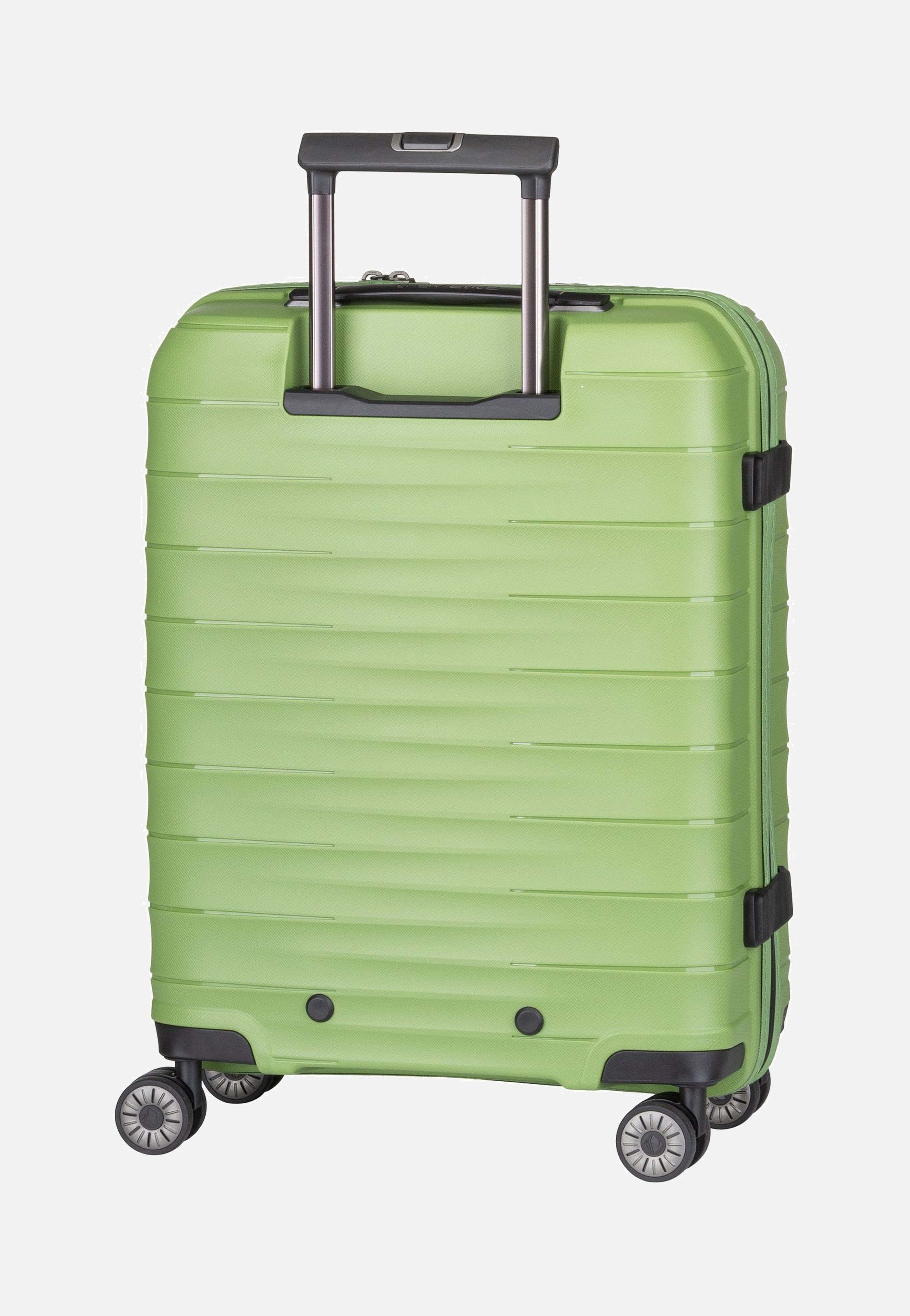 travelite Mooby 4w Trolley S Front Pocket Grün Koffer