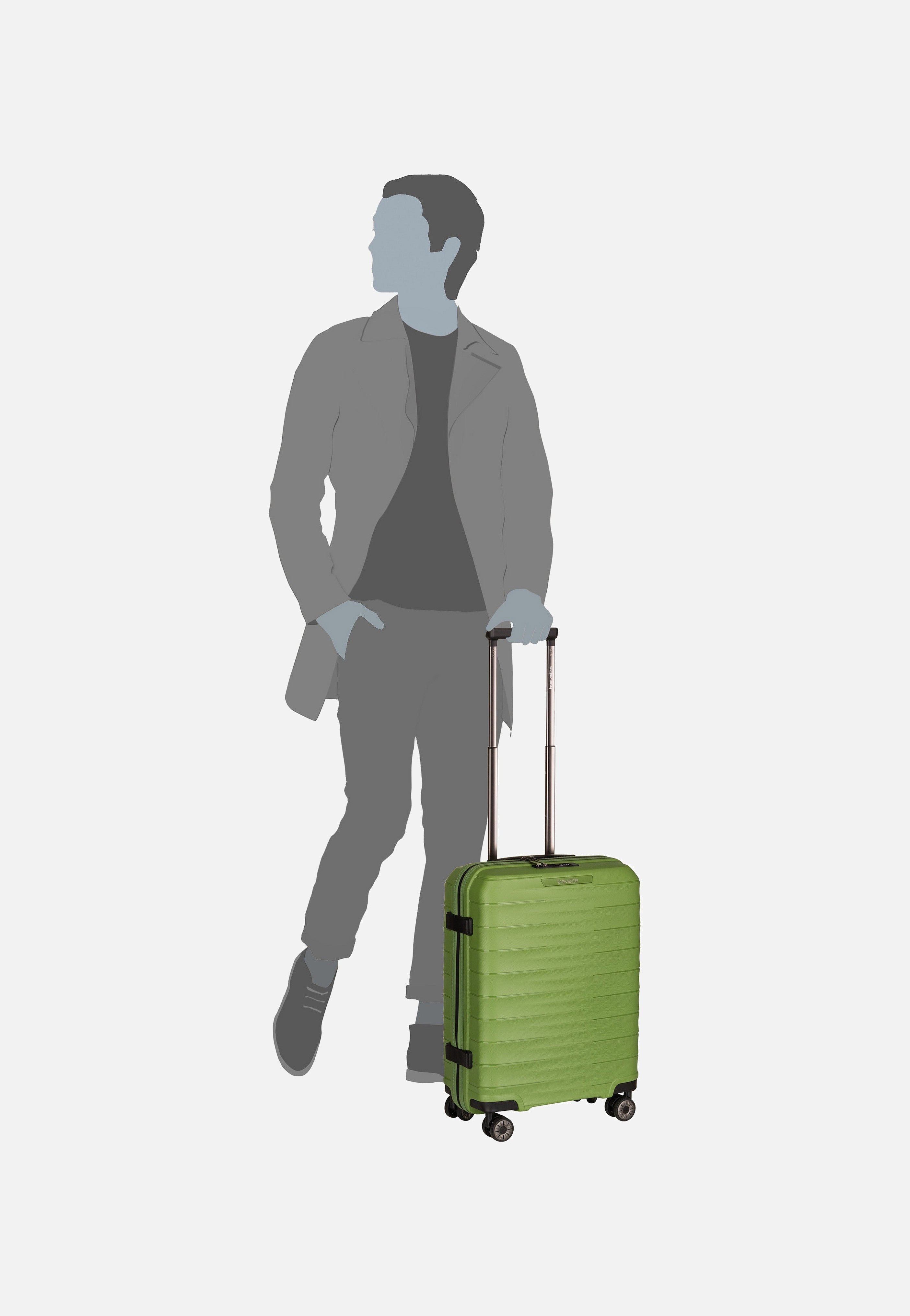travelite Mooby 4w Trolley S Grün Koffer