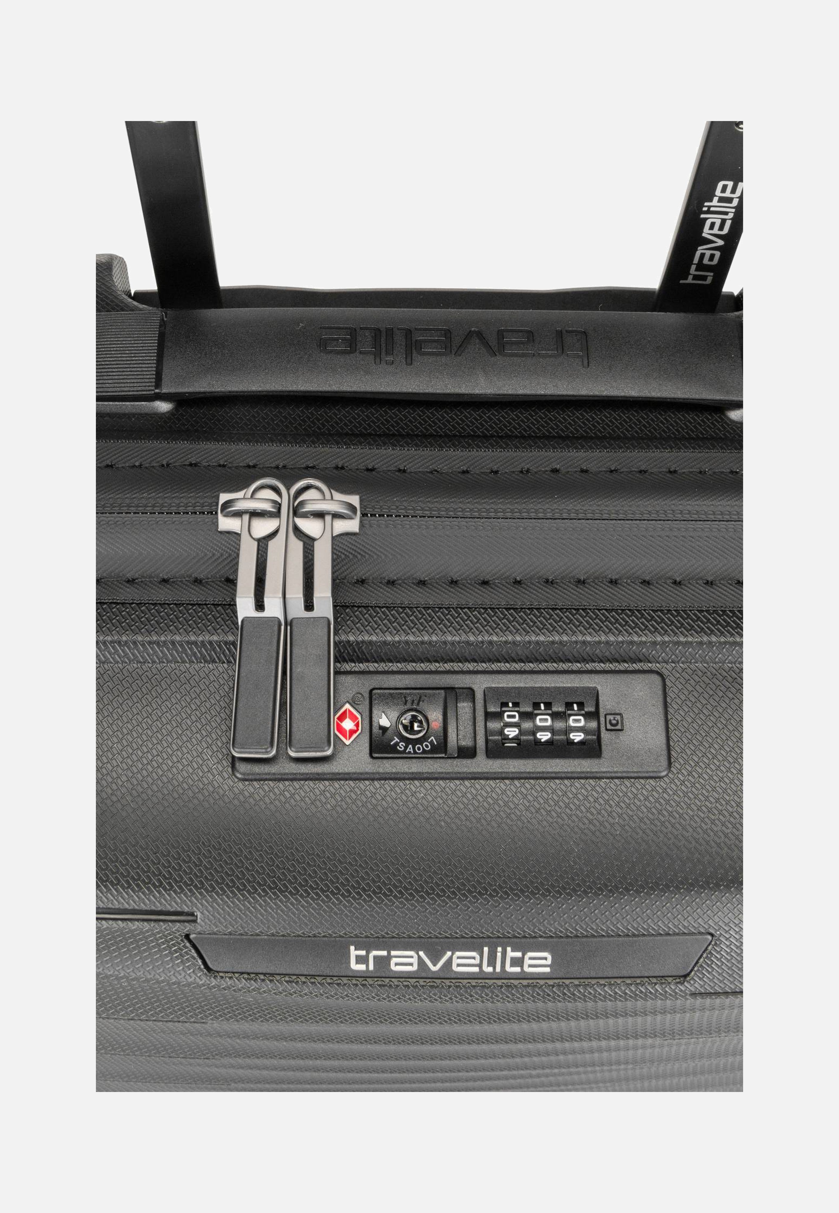 travelite Mooby 4w Trolley S Schwarz Koffer