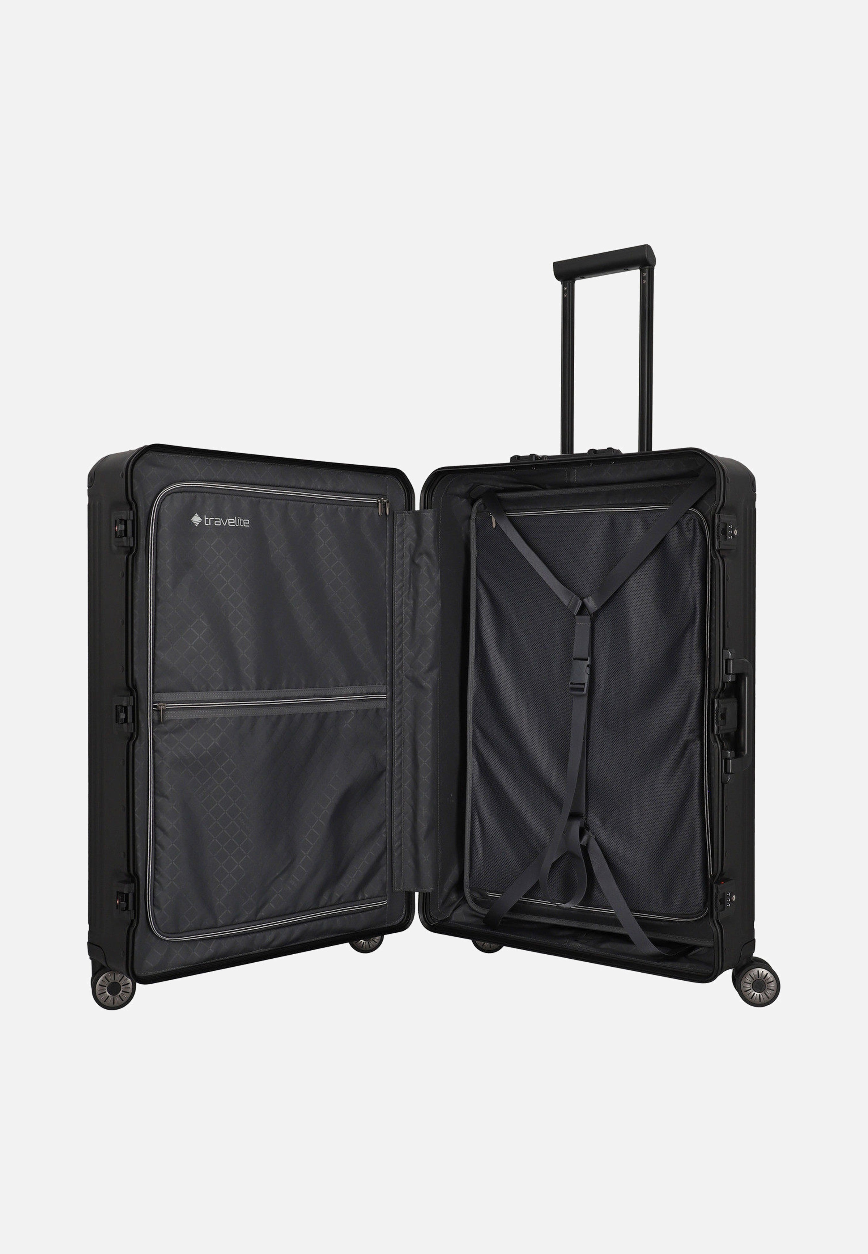 travelite Next 4w Trolley L Schwarz Koffer