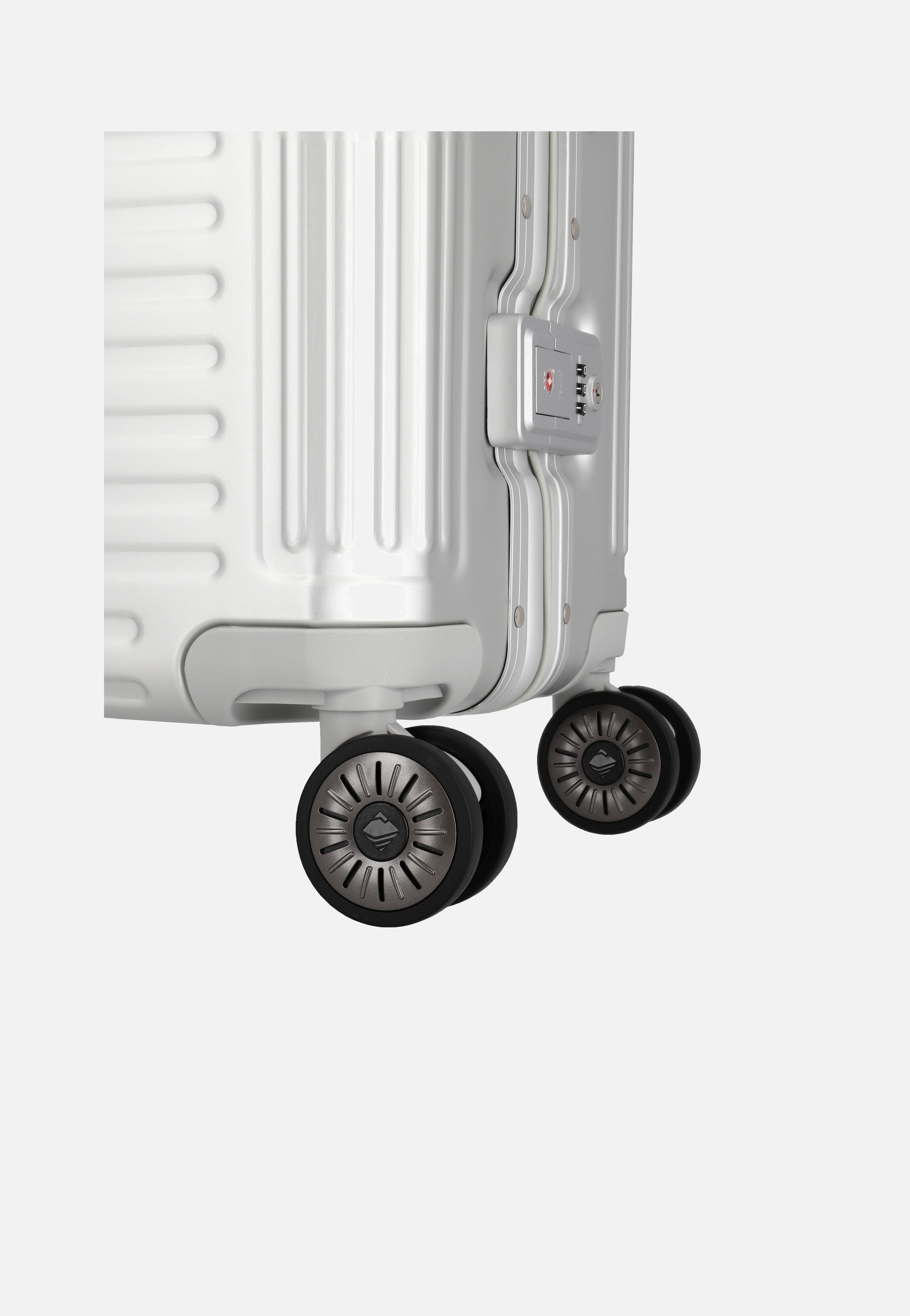 travelite Next 4w Trolley L Silber Koffer