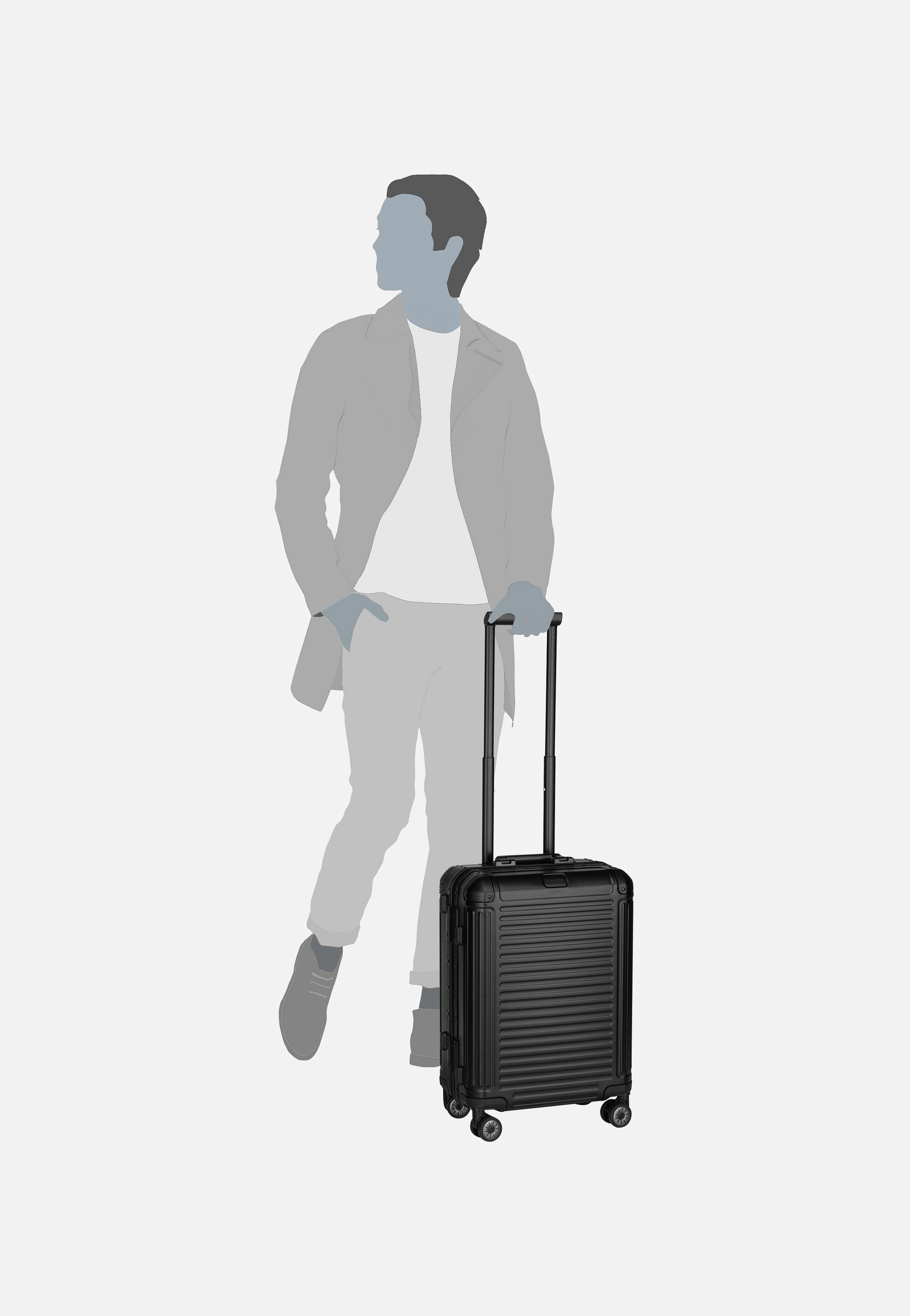 travelite Next 4w Trolley S Schwarz Koffer