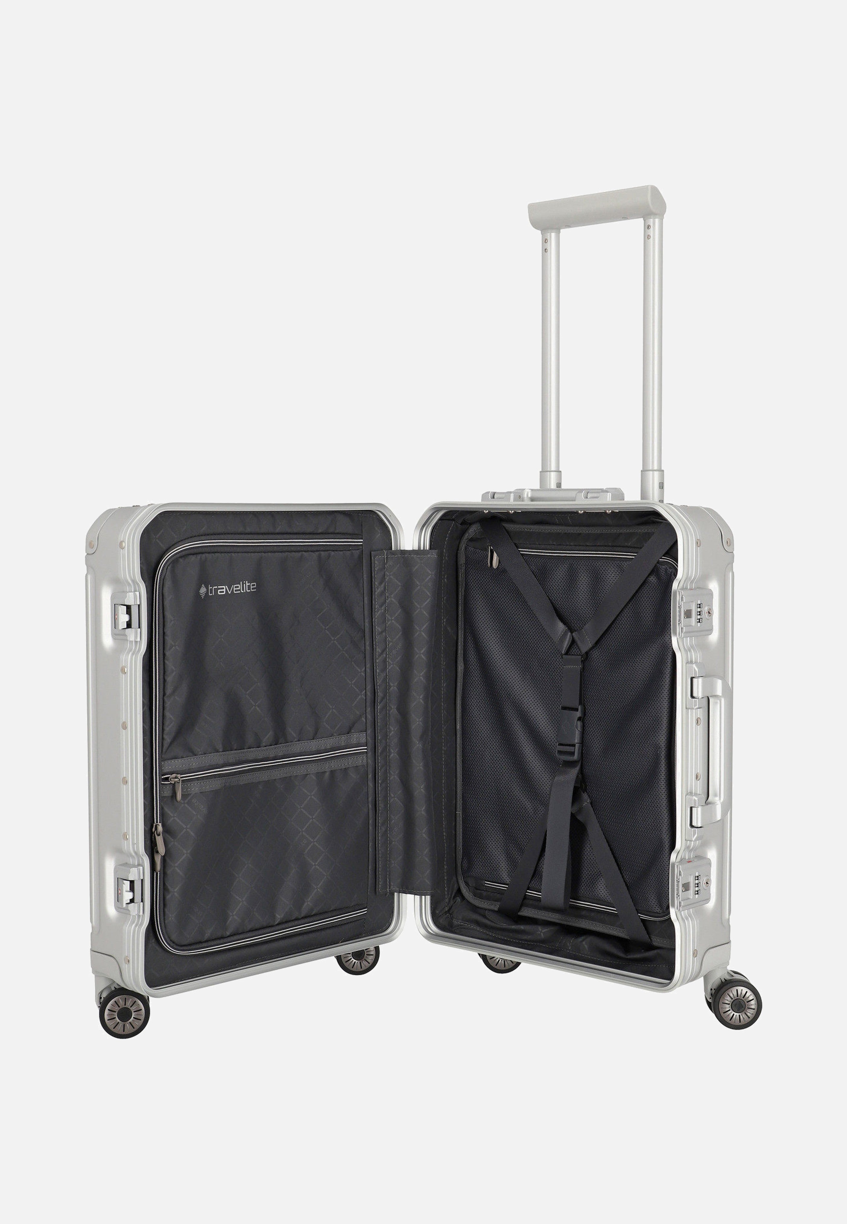 travelite Next 4w Trolley S Silber Koffer