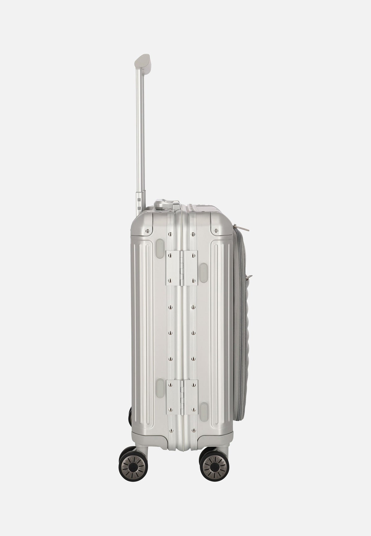 travelite Next 4w Trolley S+ Silber Koffer