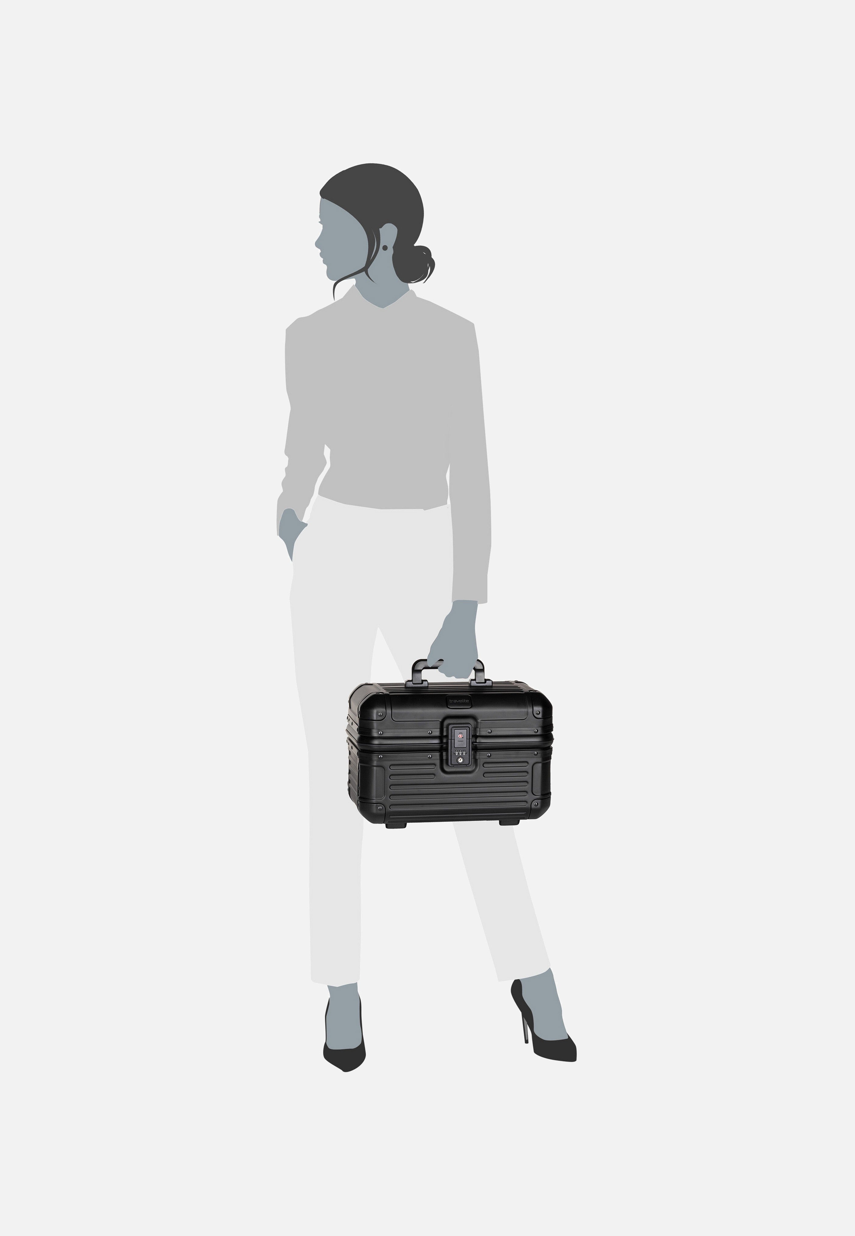 travelite Next Beautycase 2.0 Schwarz Cosmetic Case
