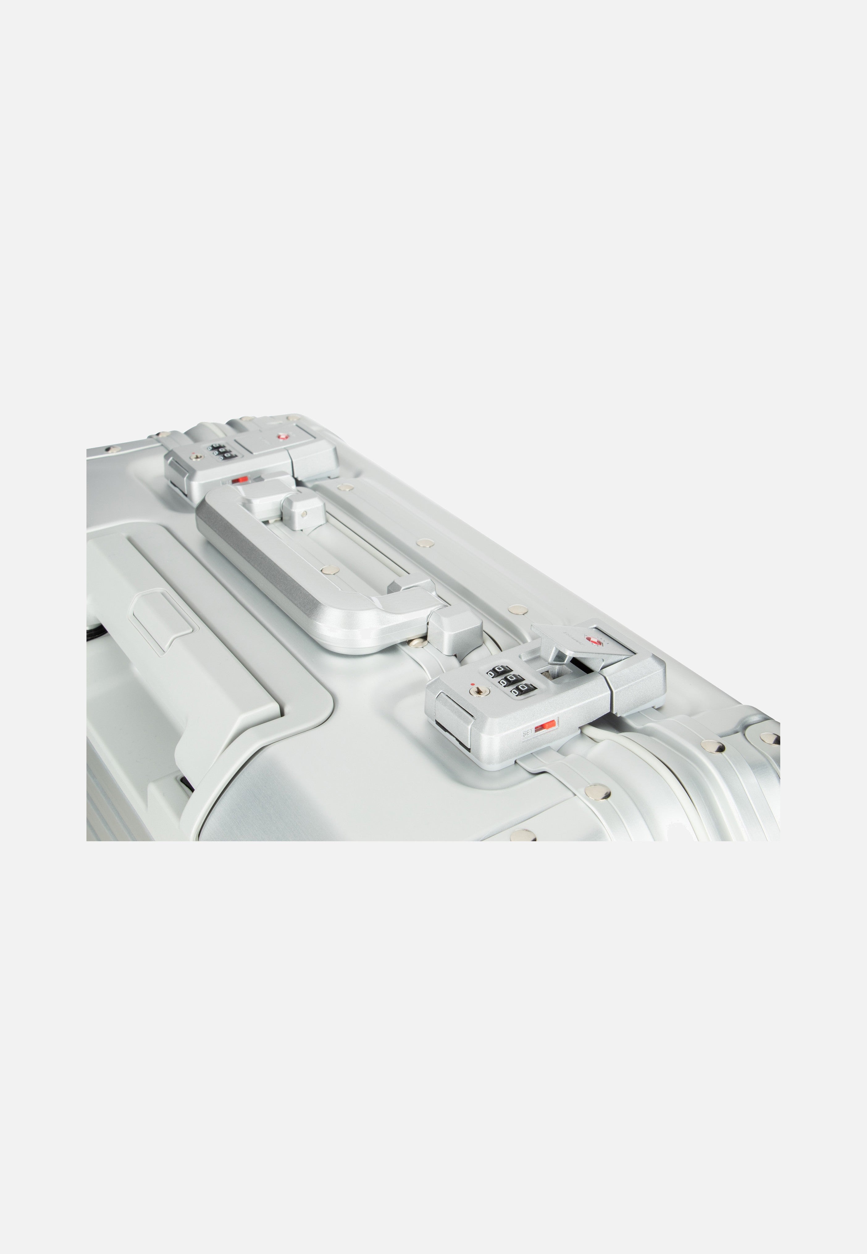travelite Next Business Trolley Silber Pilotenkoffer