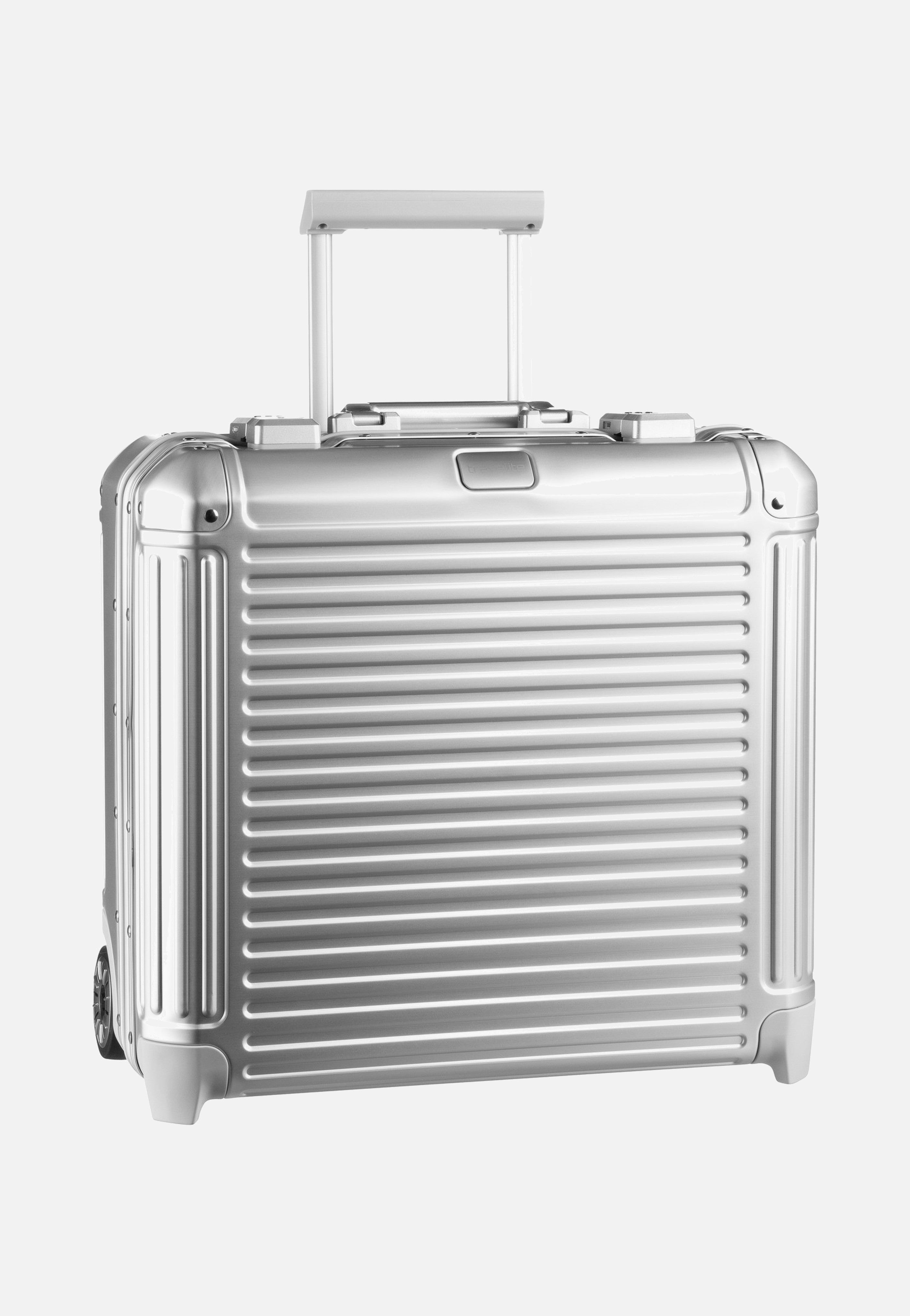 travelite Next Business Trolley Silber Pilotenkoffer