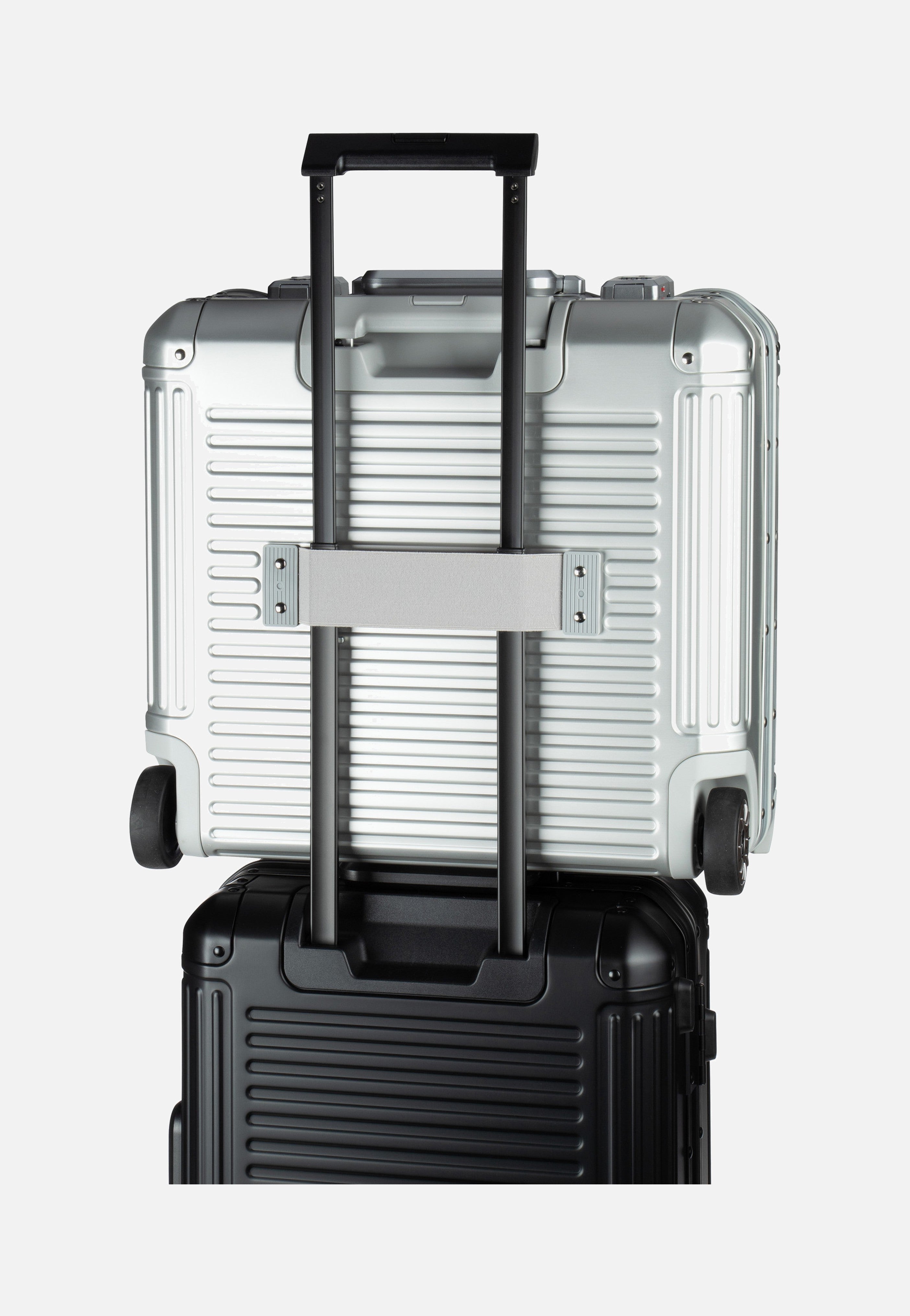 travelite Next Business Trolley Silber Pilotenkoffer