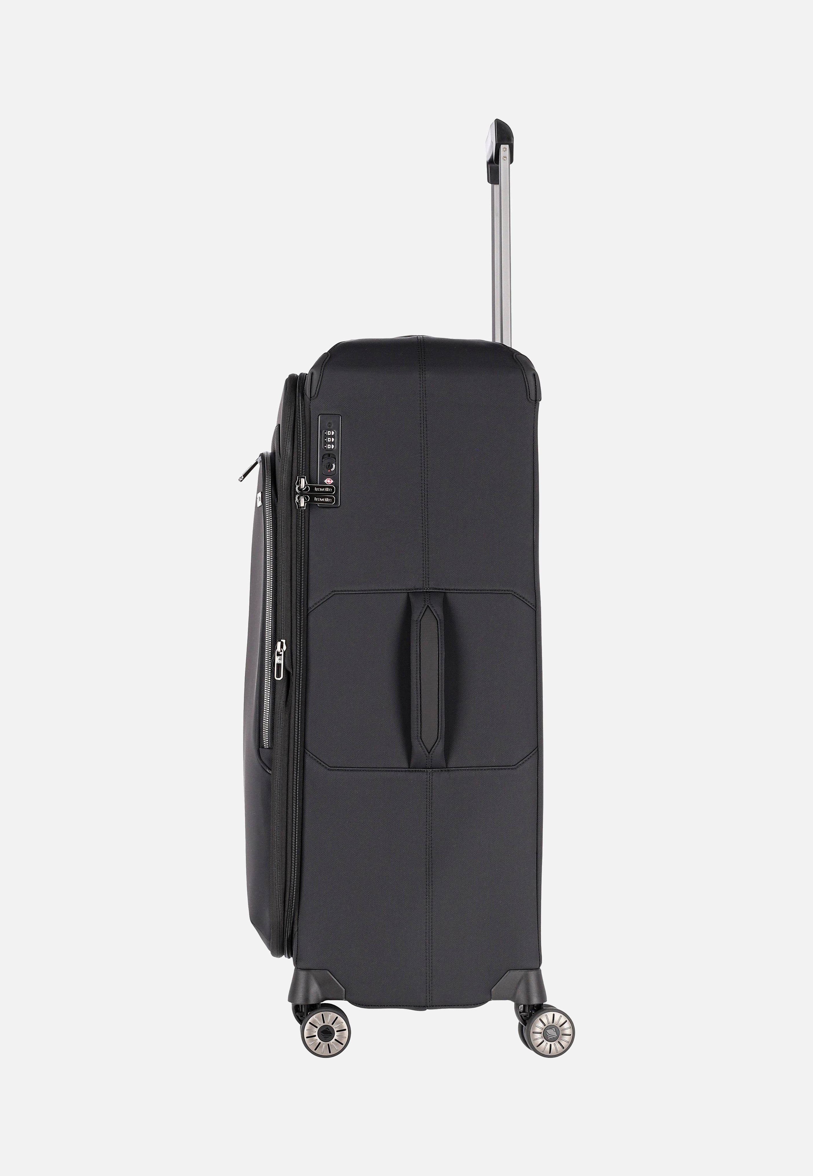 travelite Priima 4w Trolley L Schwarz Koffer