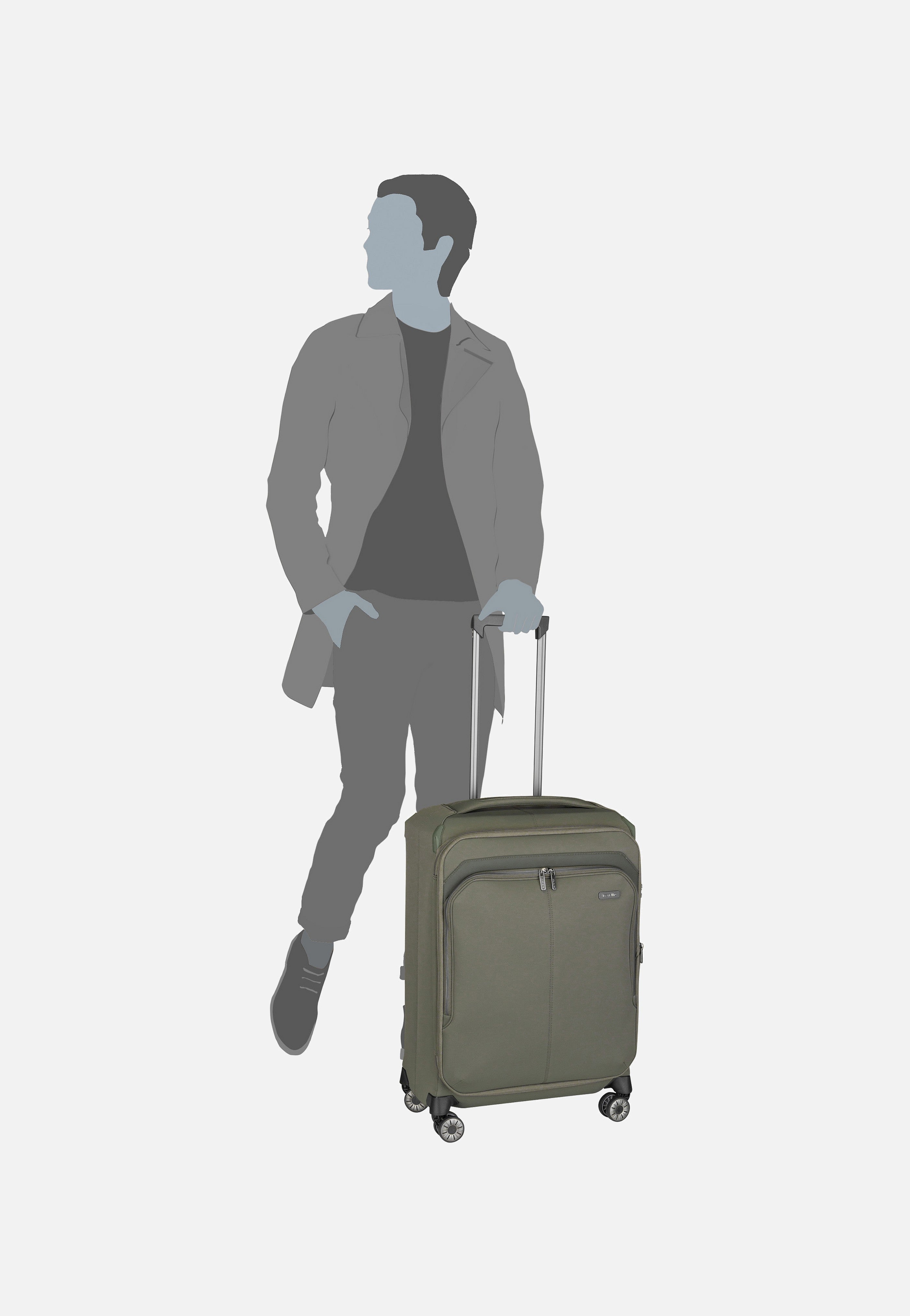 travelite Priima 4w Trolley M Oliv Koffer