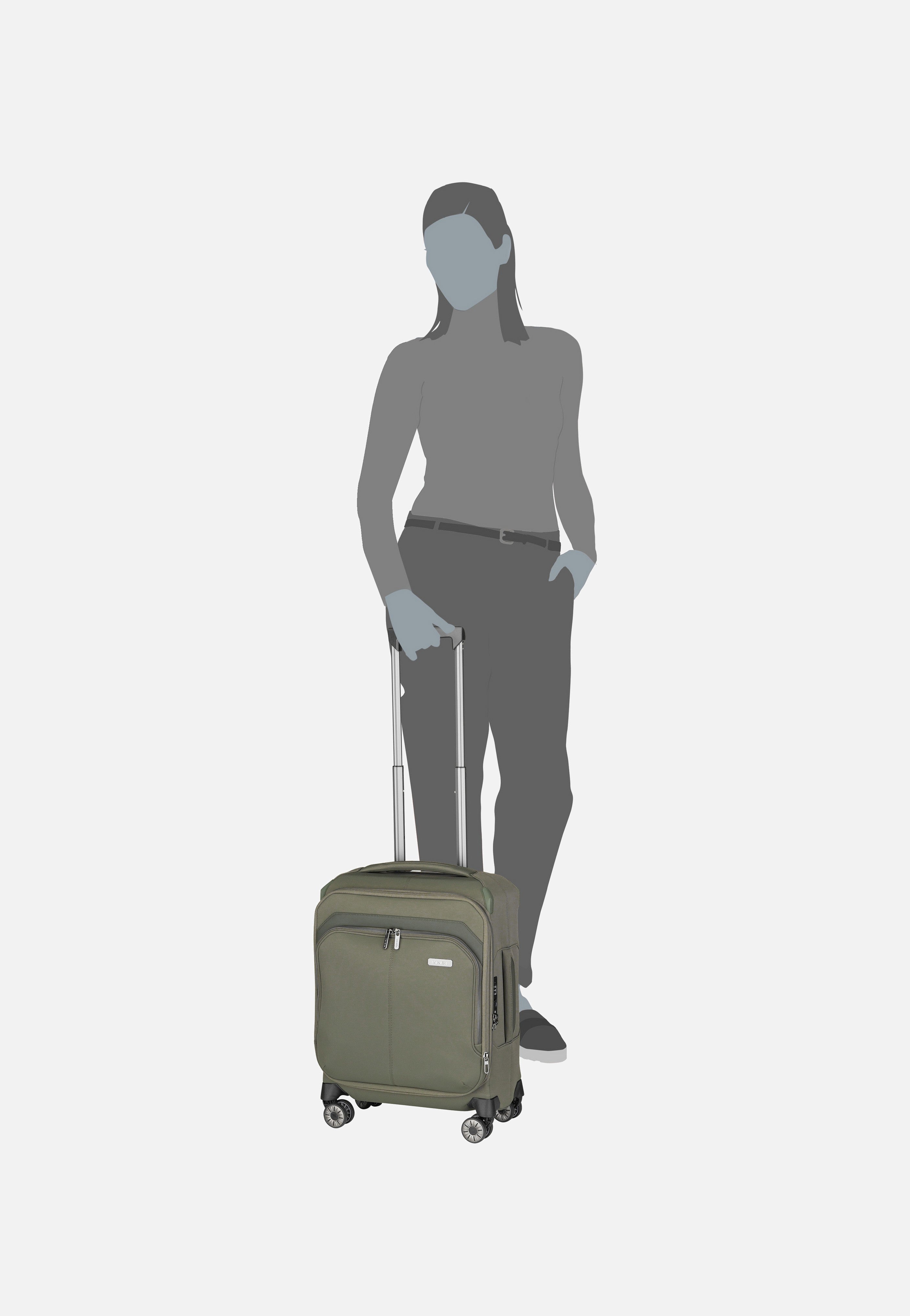 travelite Priima 4w Trolley S Oliv Koffer