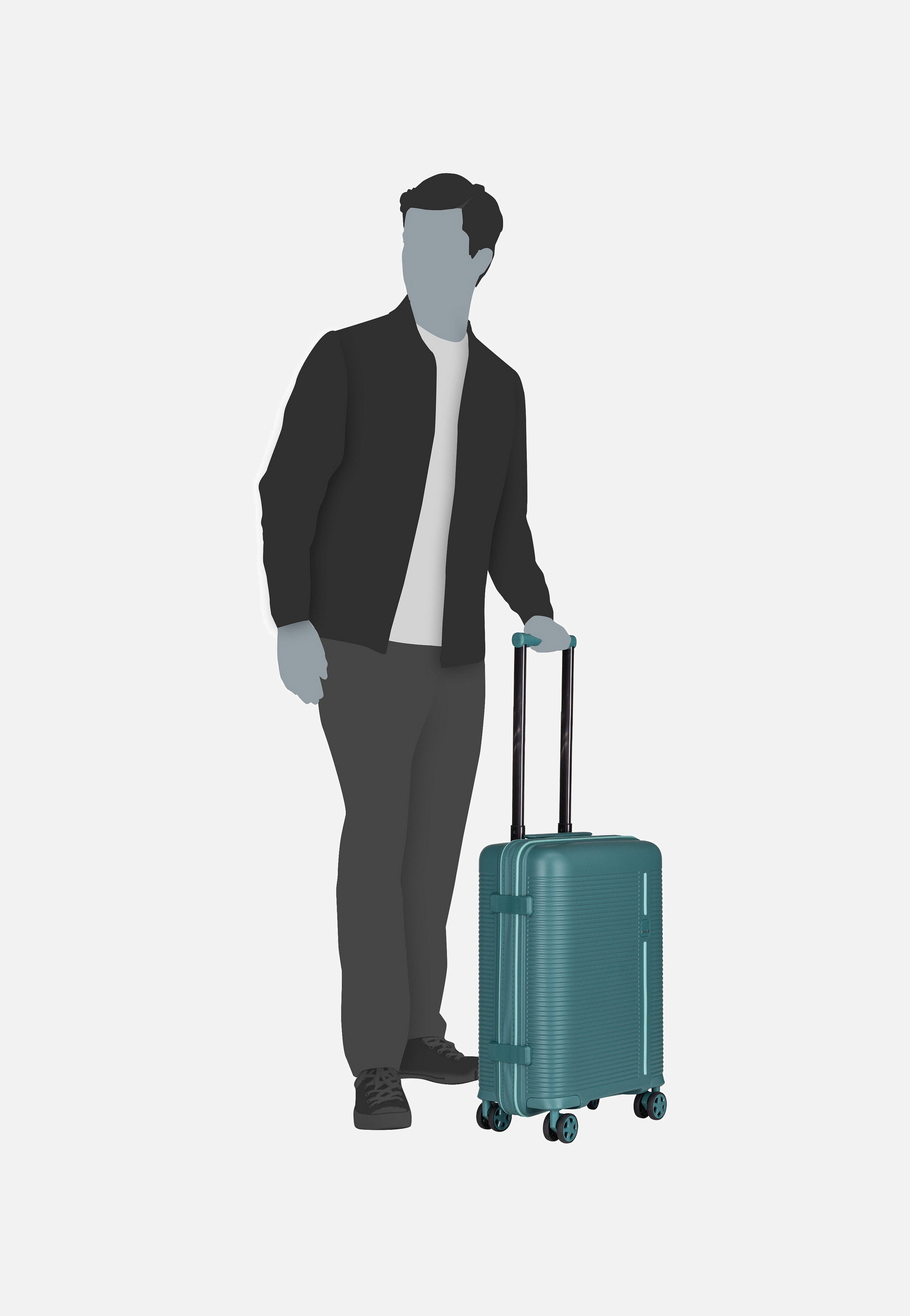 travelite Roomer 4w Trolley S Aqua Koffer