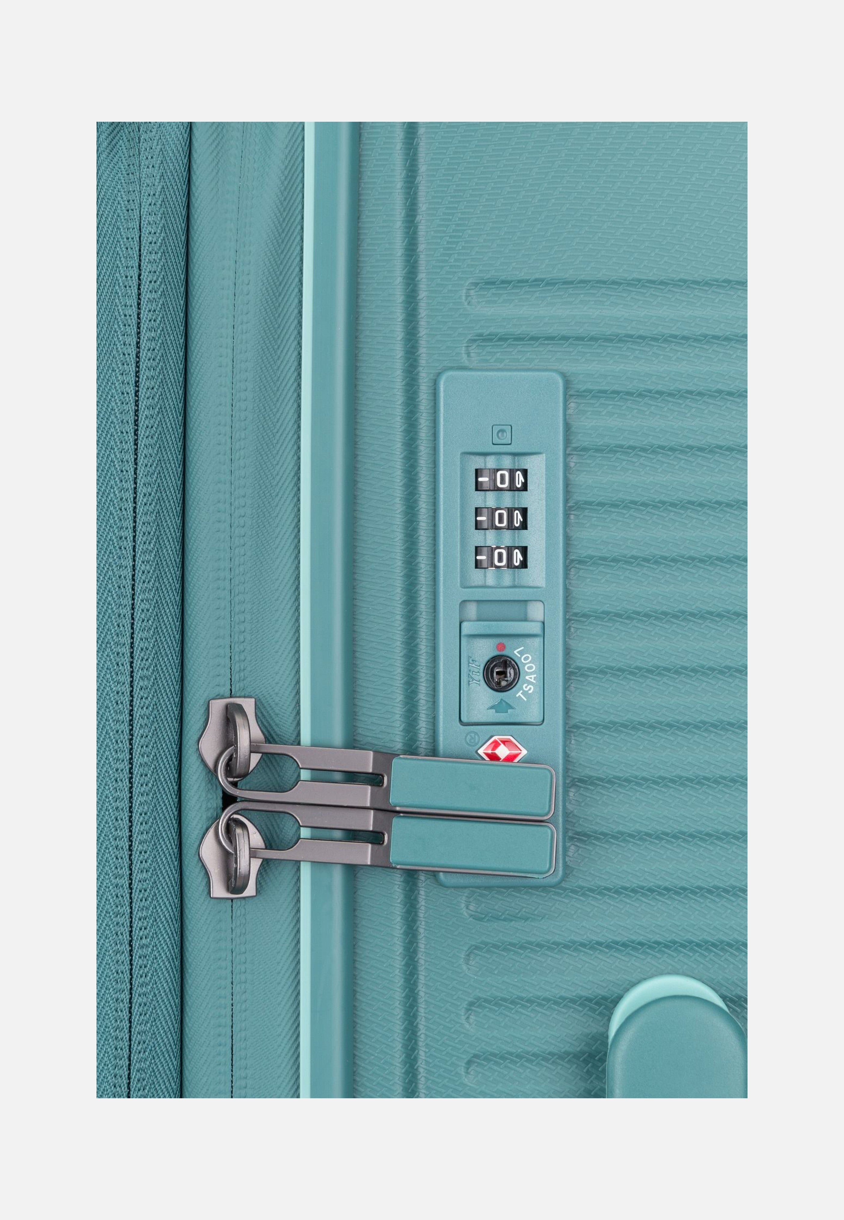 travelite Roomer 4w Trunk M Aqua Koffer