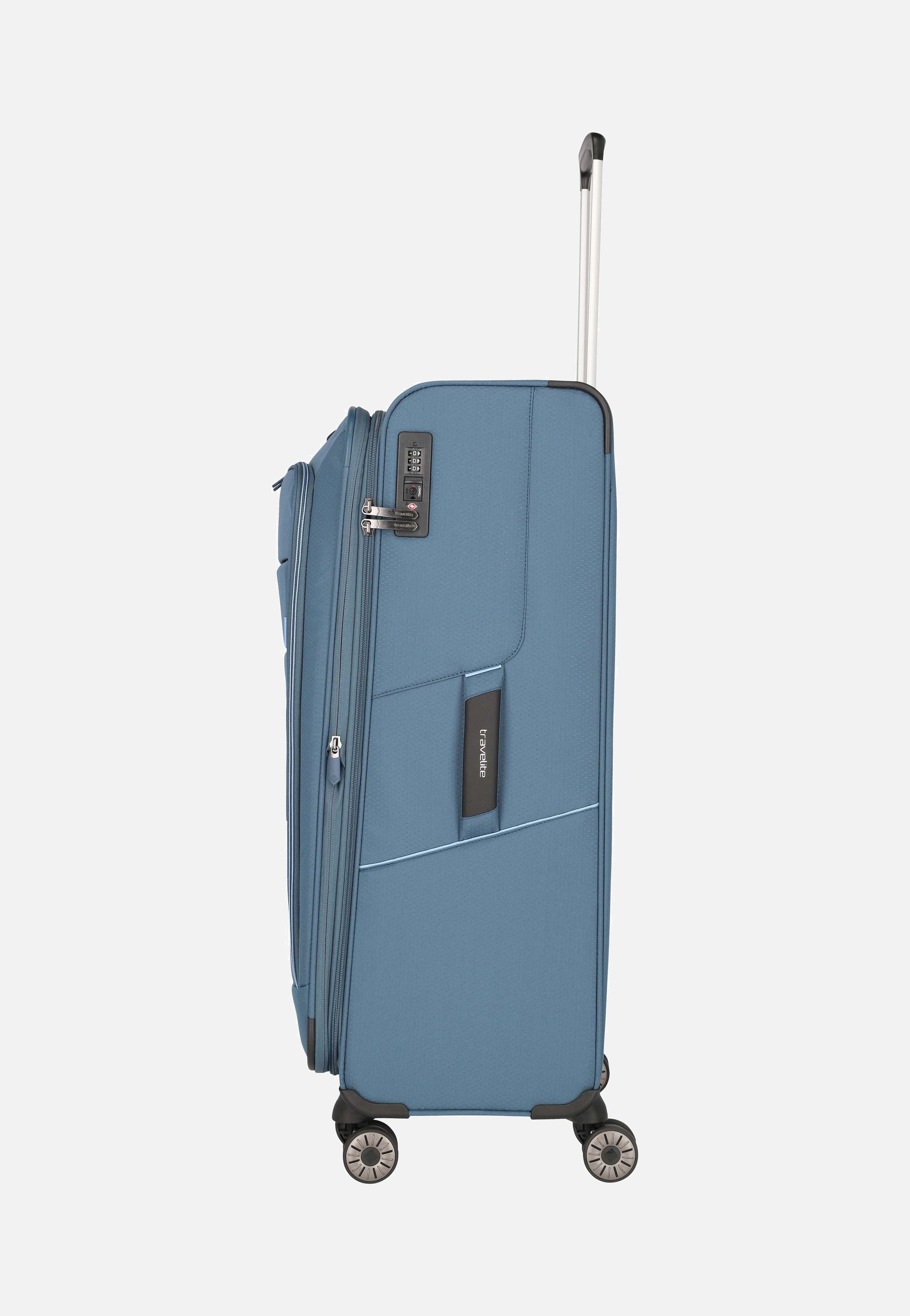 travelite Skaii 4w Trolley L Panoramablau Koffer