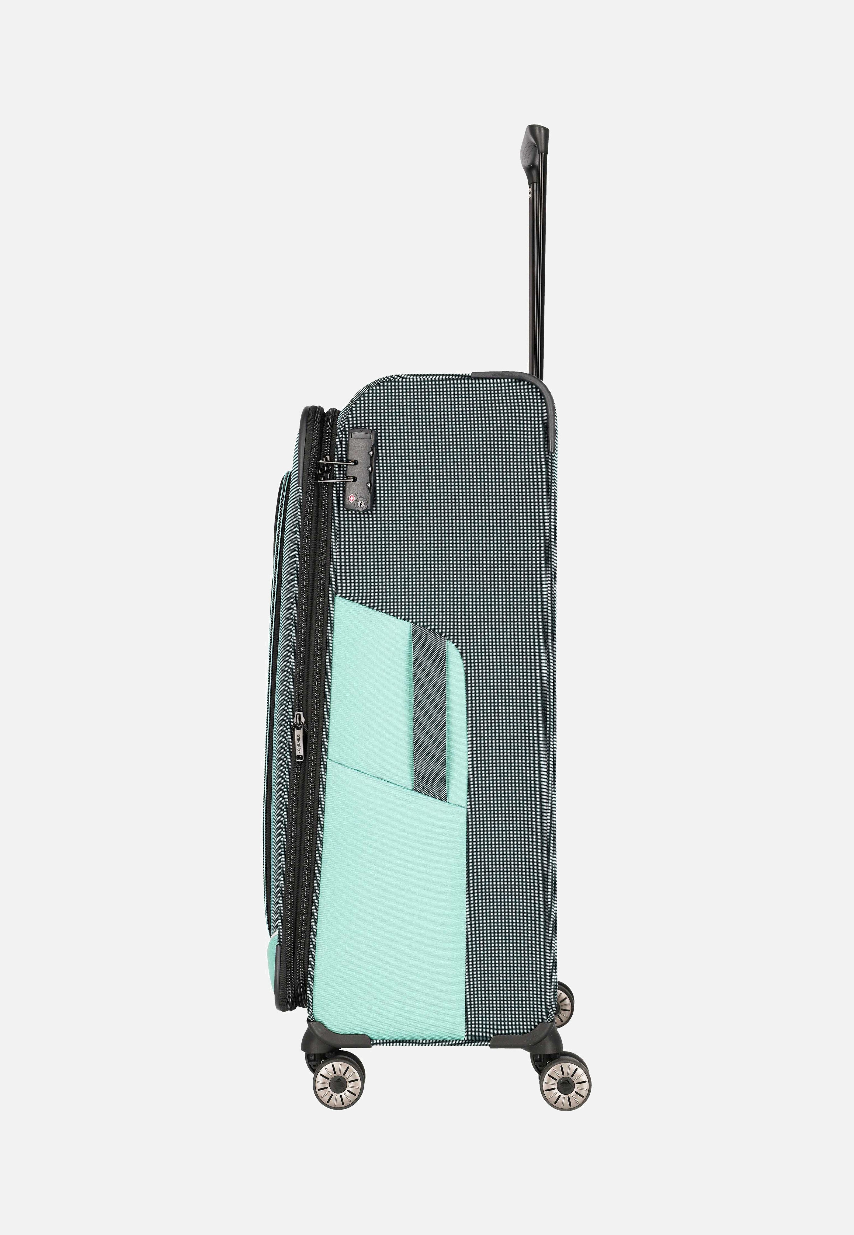 travelite Viia 4w Trolley L Eukalyptus Koffer