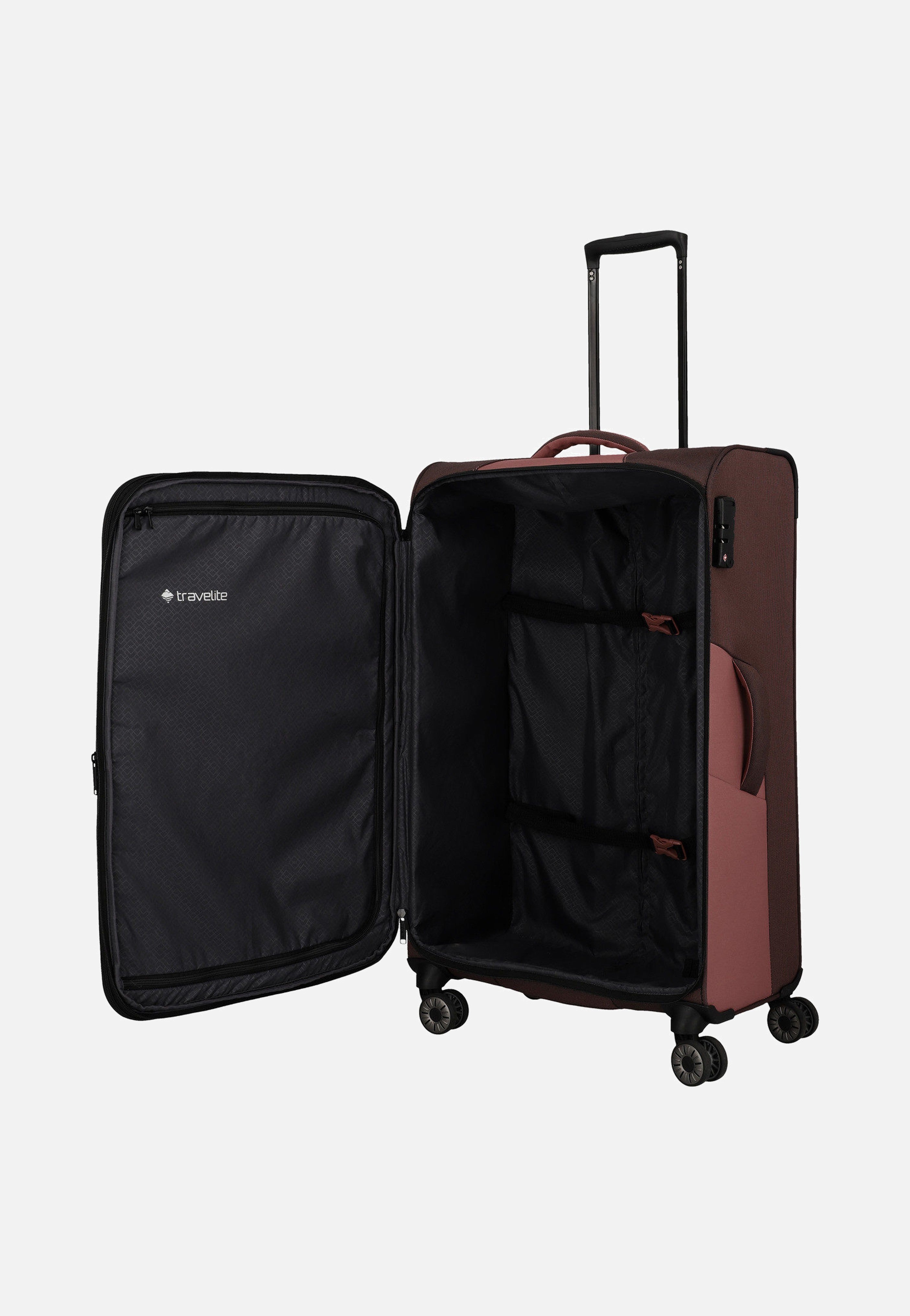 travelite Viia 4w Trolley L Frühlingsrose Koffer