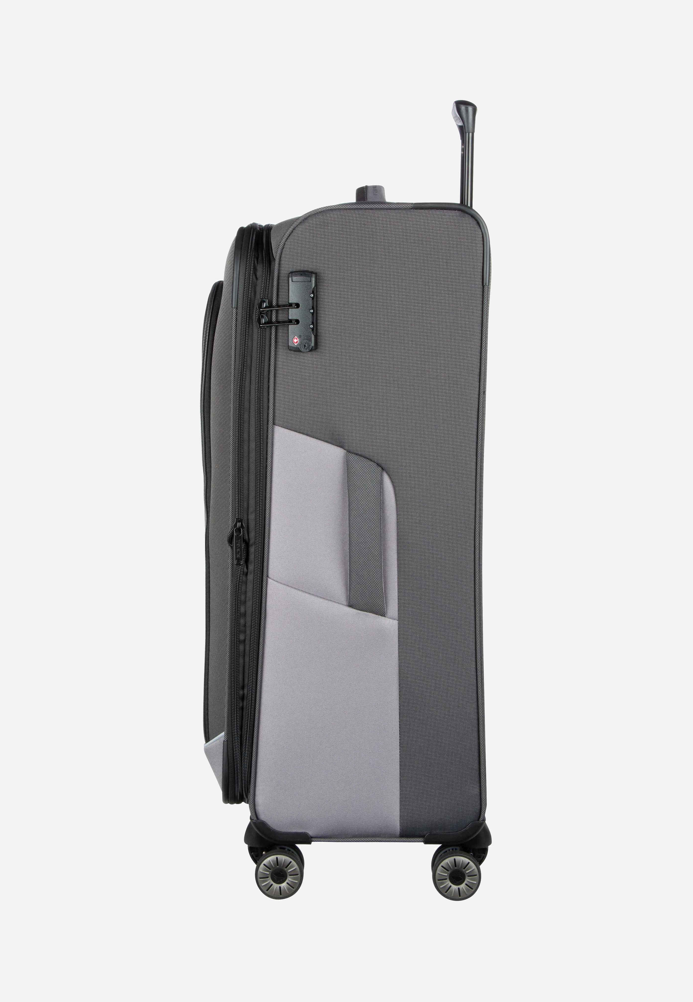 travelite Viia 4w Trolley L Schiefer Koffer