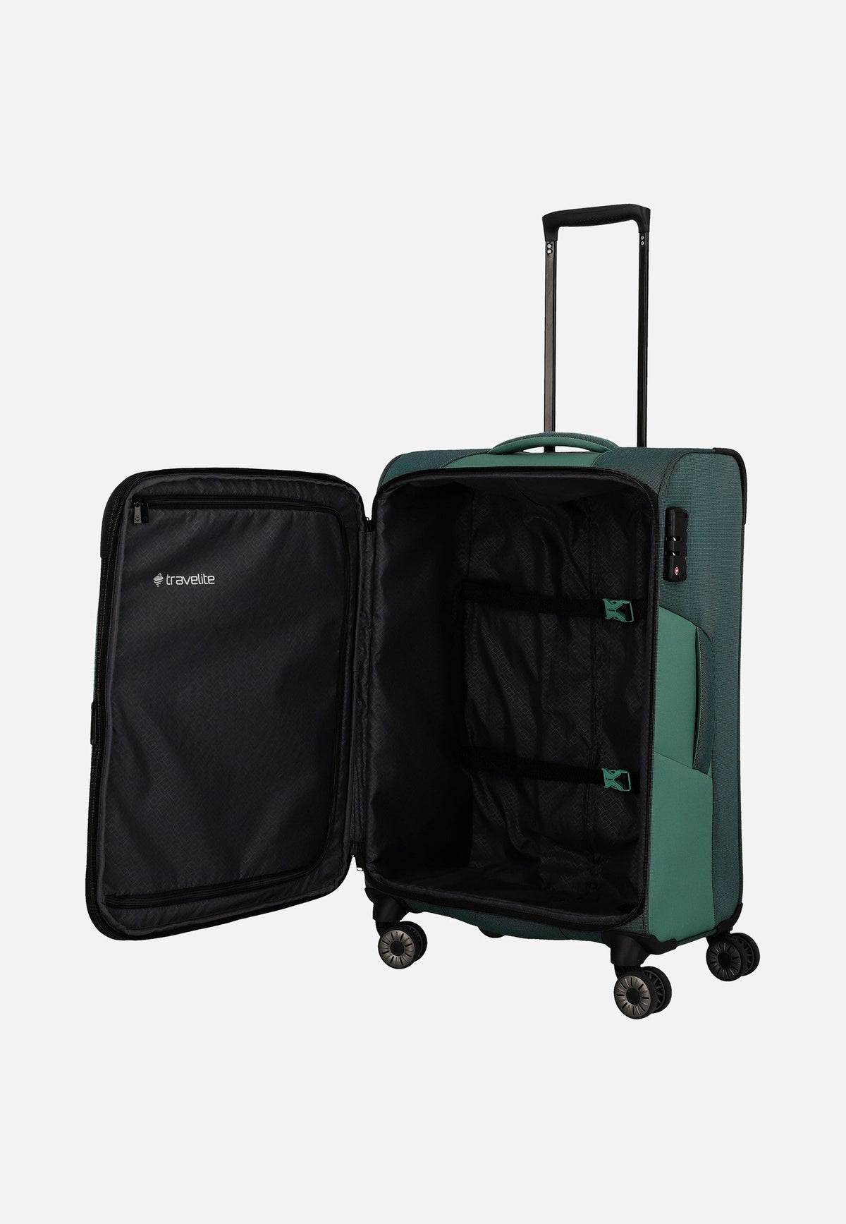 travelite Viia 4w Trolley M Eukalyptus Koffer