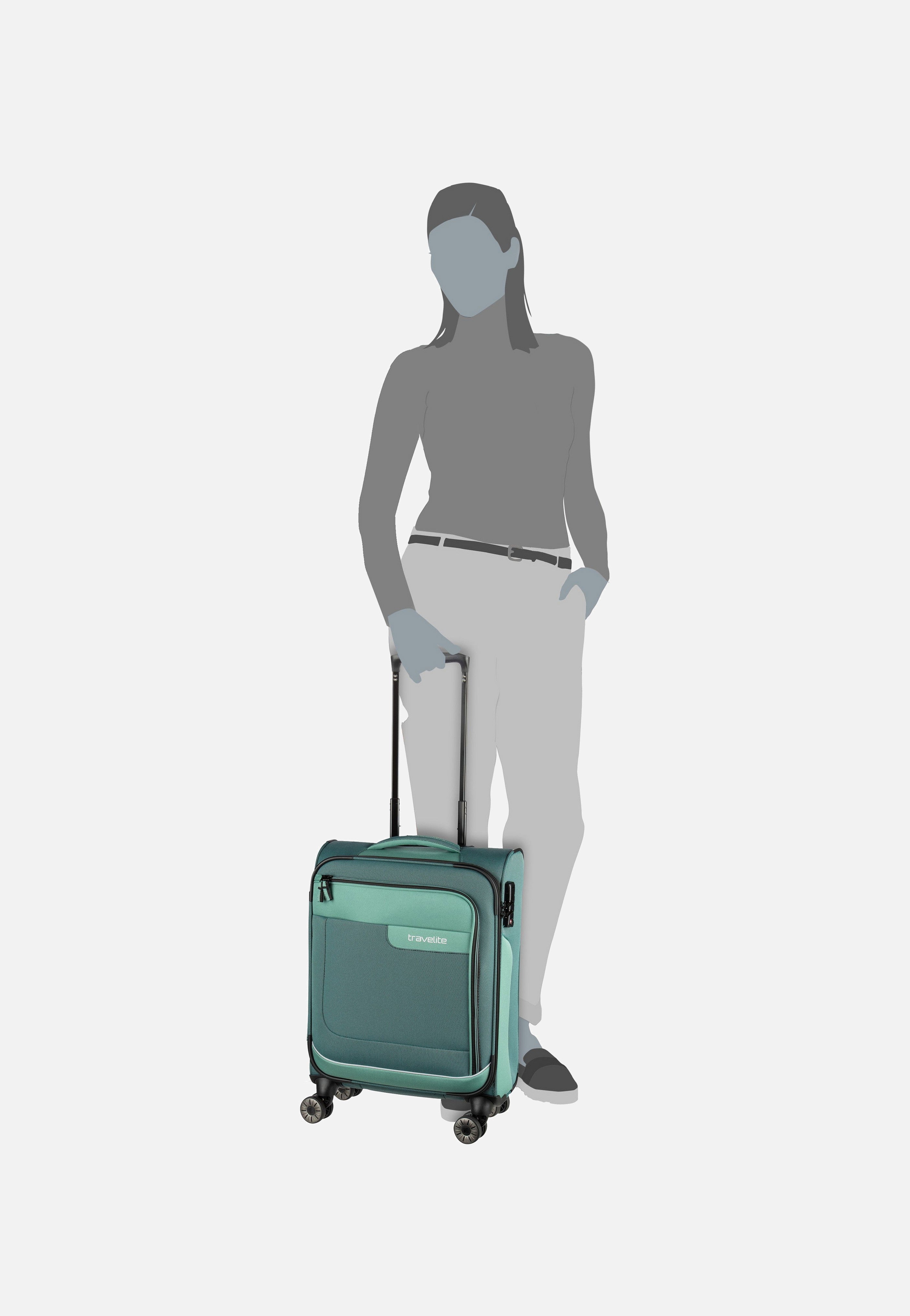 travelite Viia 4w Trolley S Eukalyptus Koffer
