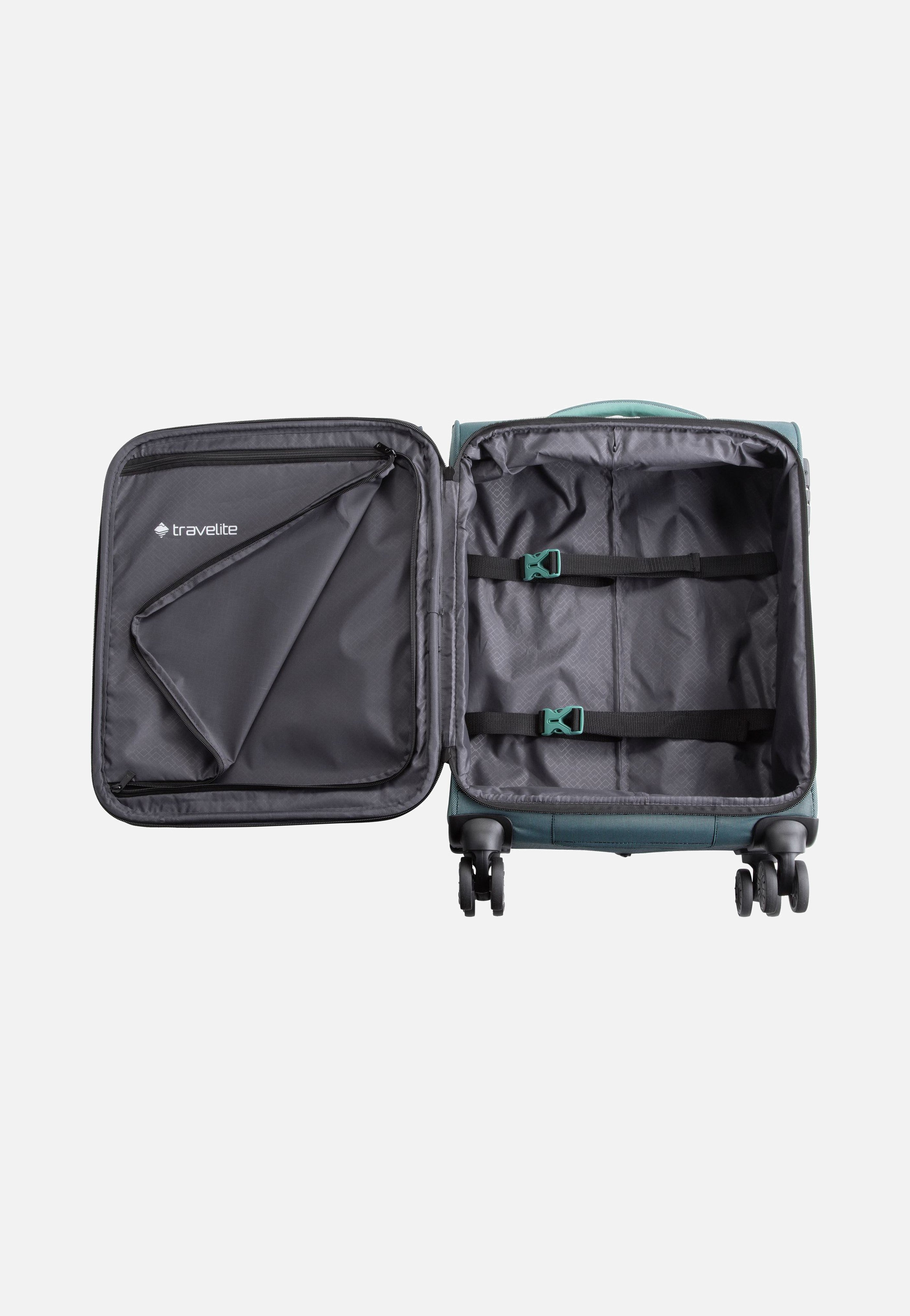 travelite Viia 4w Trolley S Eukalyptus Koffer