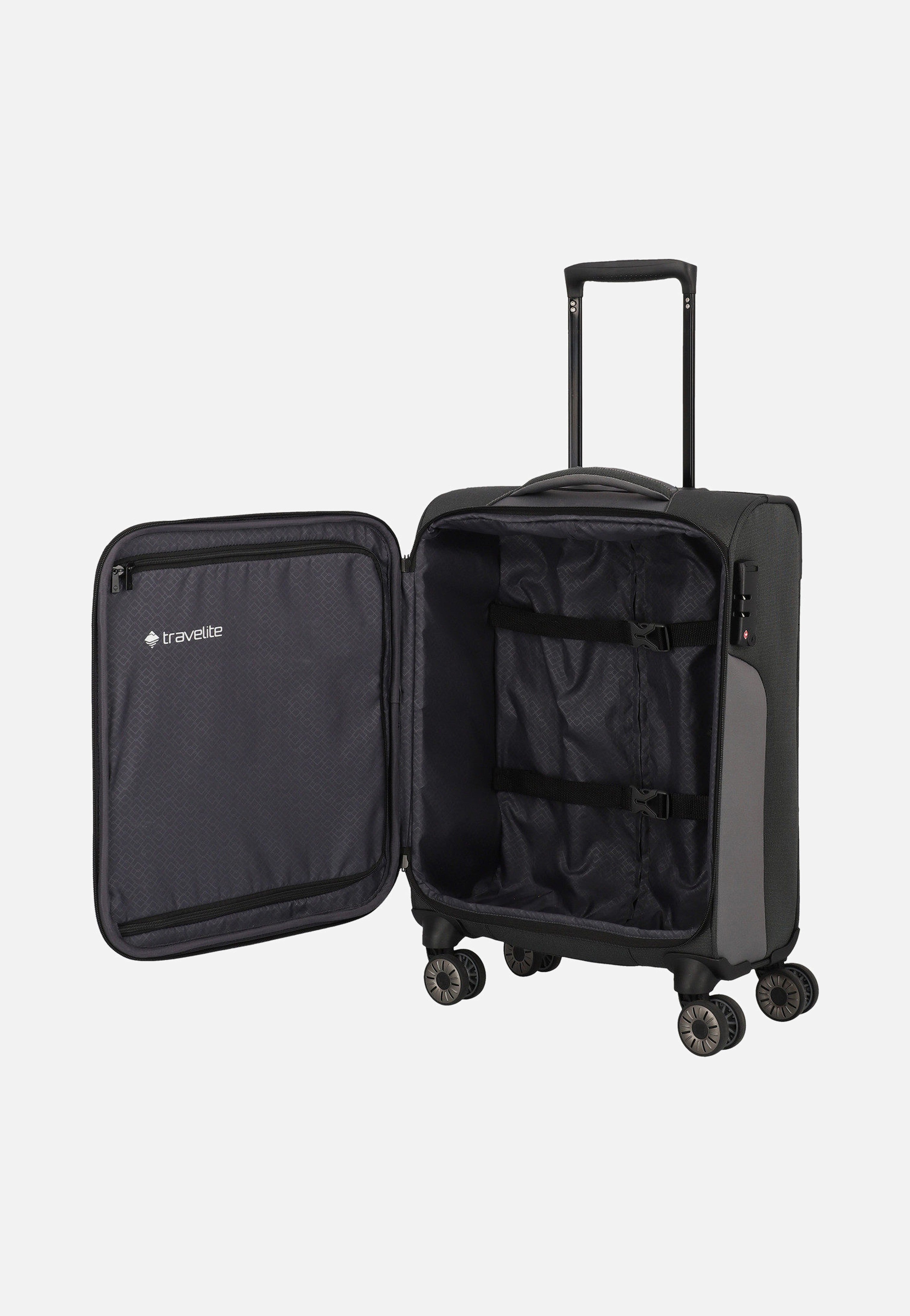 travelite Viia 4w Trolley S Schiefer Koffer