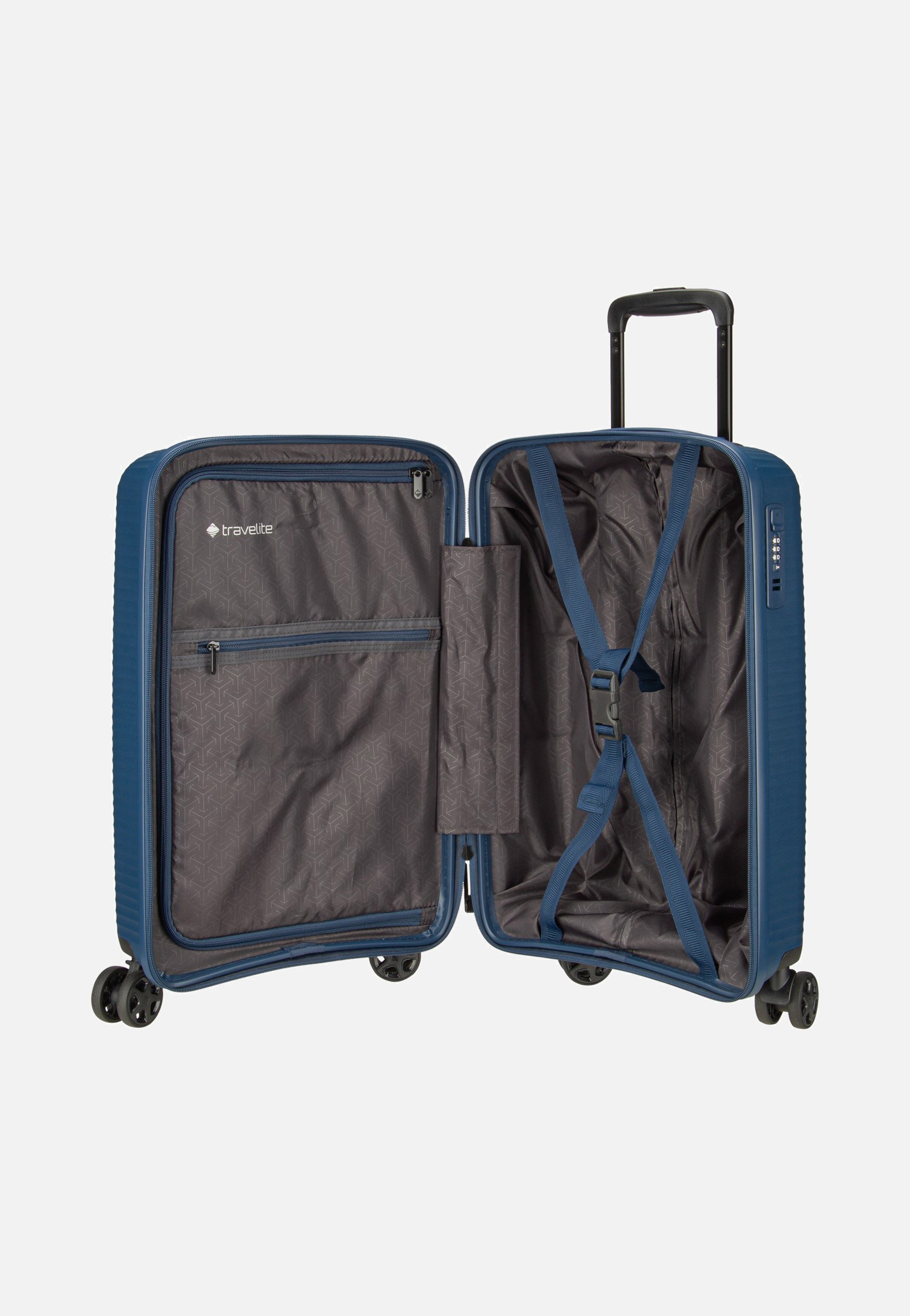 travelite Air Stripe Trolley 4W S Navy Koffer