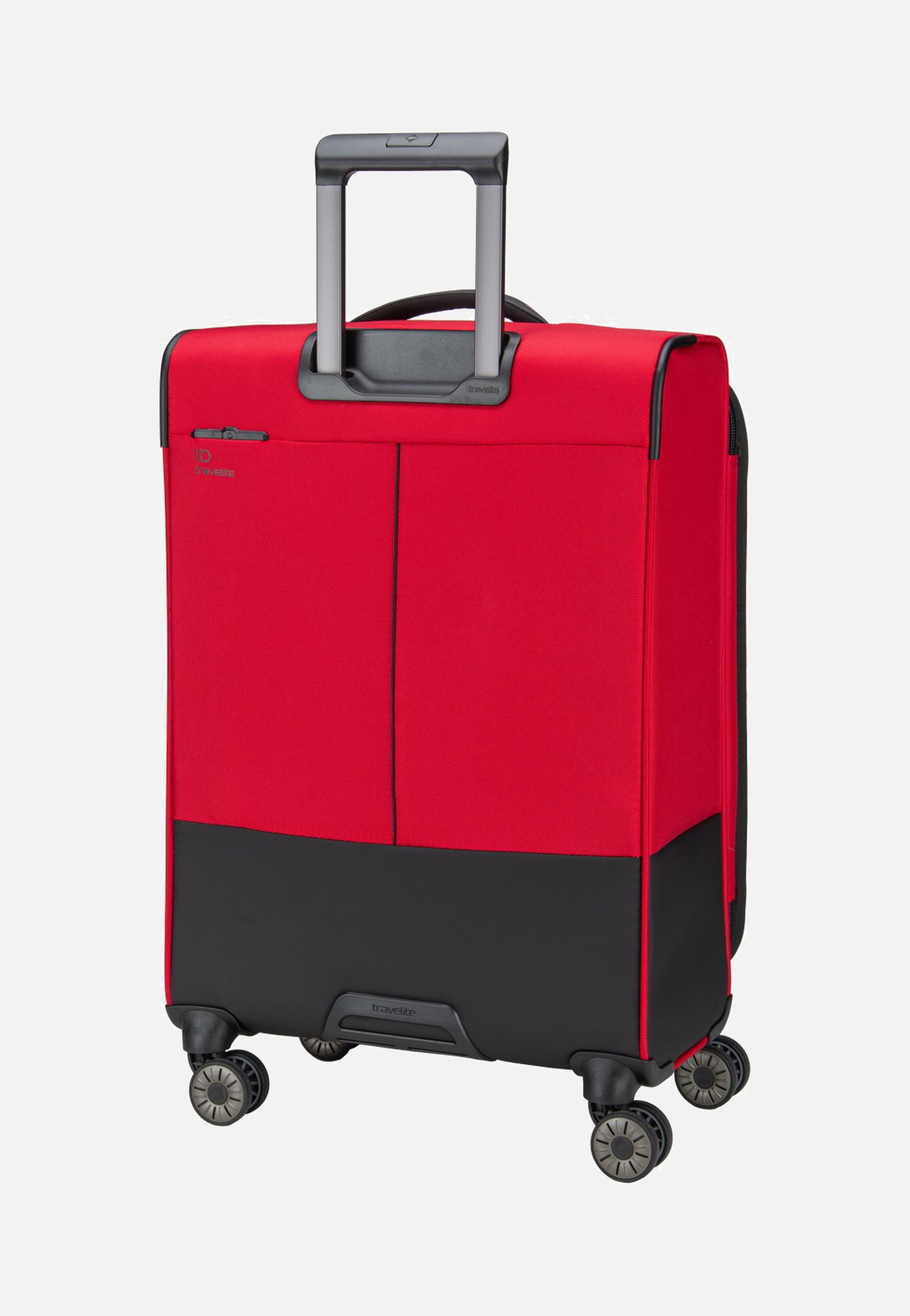 travelite Crosslite 4W Trolley M Exp. Red Koffer