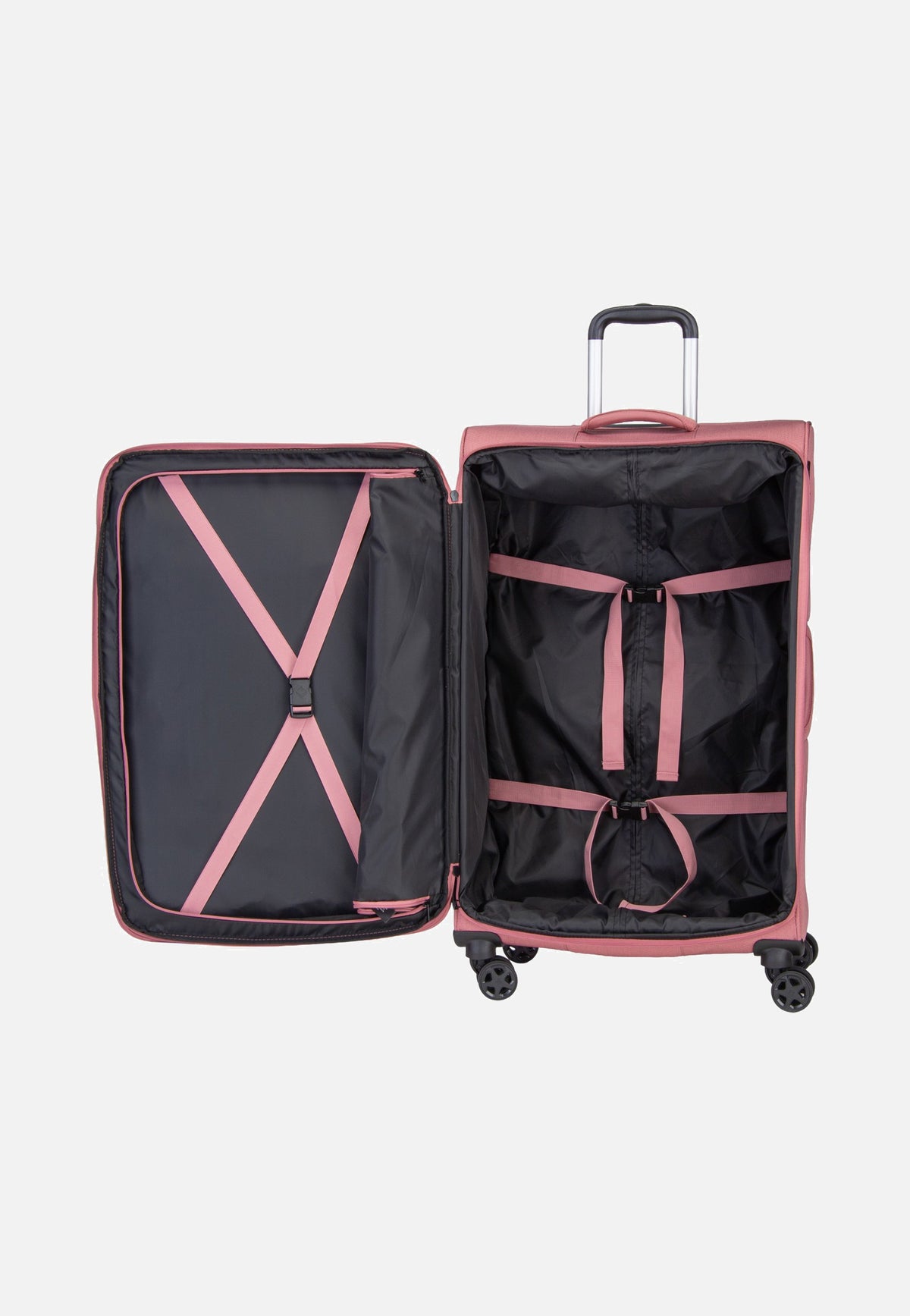 travelite Kick Off Trolley 4W L Exp. Blush Koffer