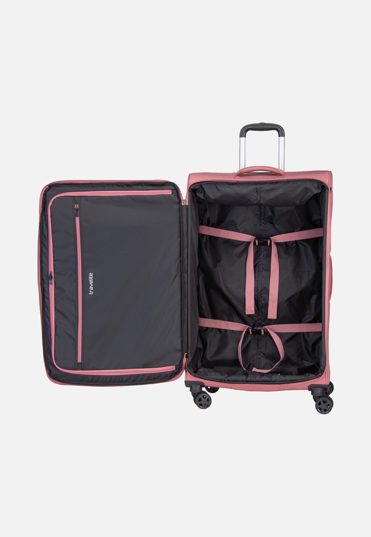 travelite Kick Off Trolley 4W L Exp. Blush Koffer