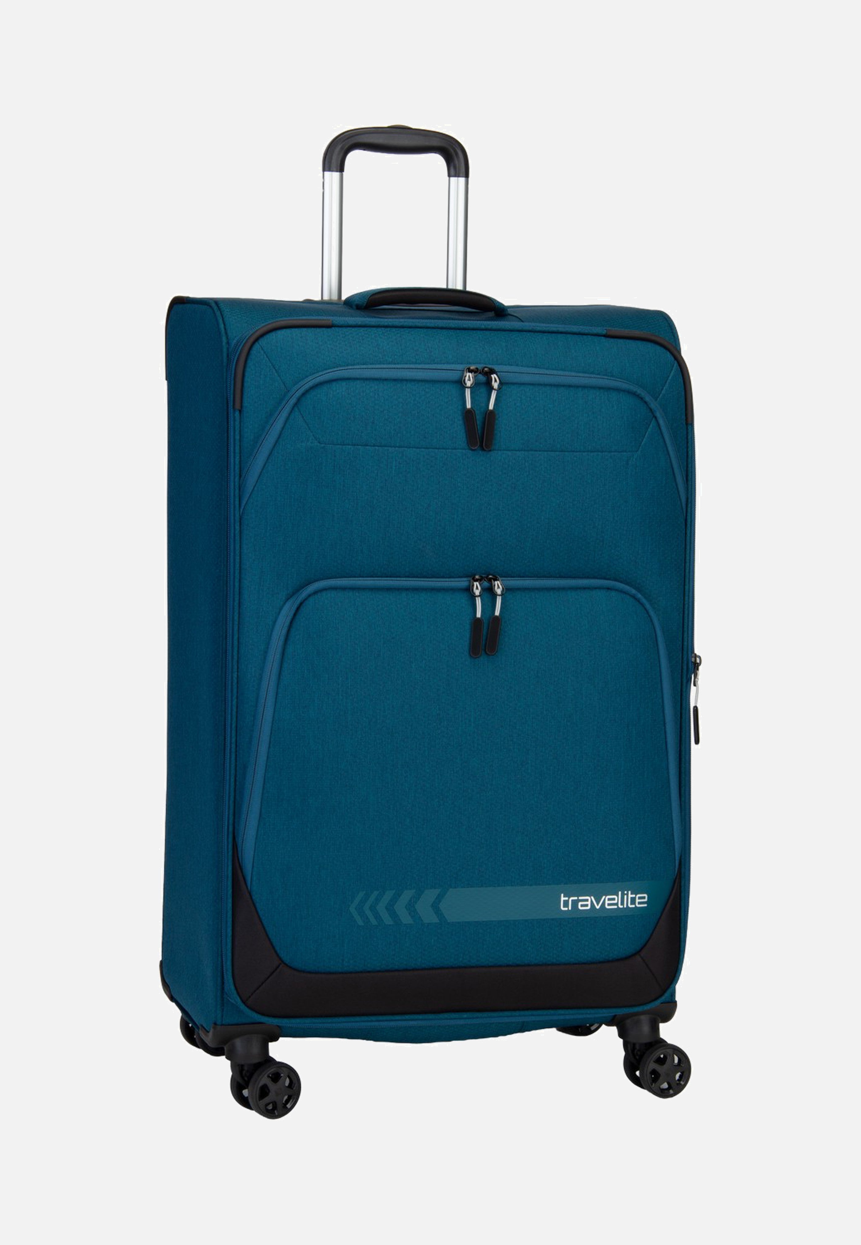 travelite Kick Off Trolley 4W L Exp. Petrol Koffer