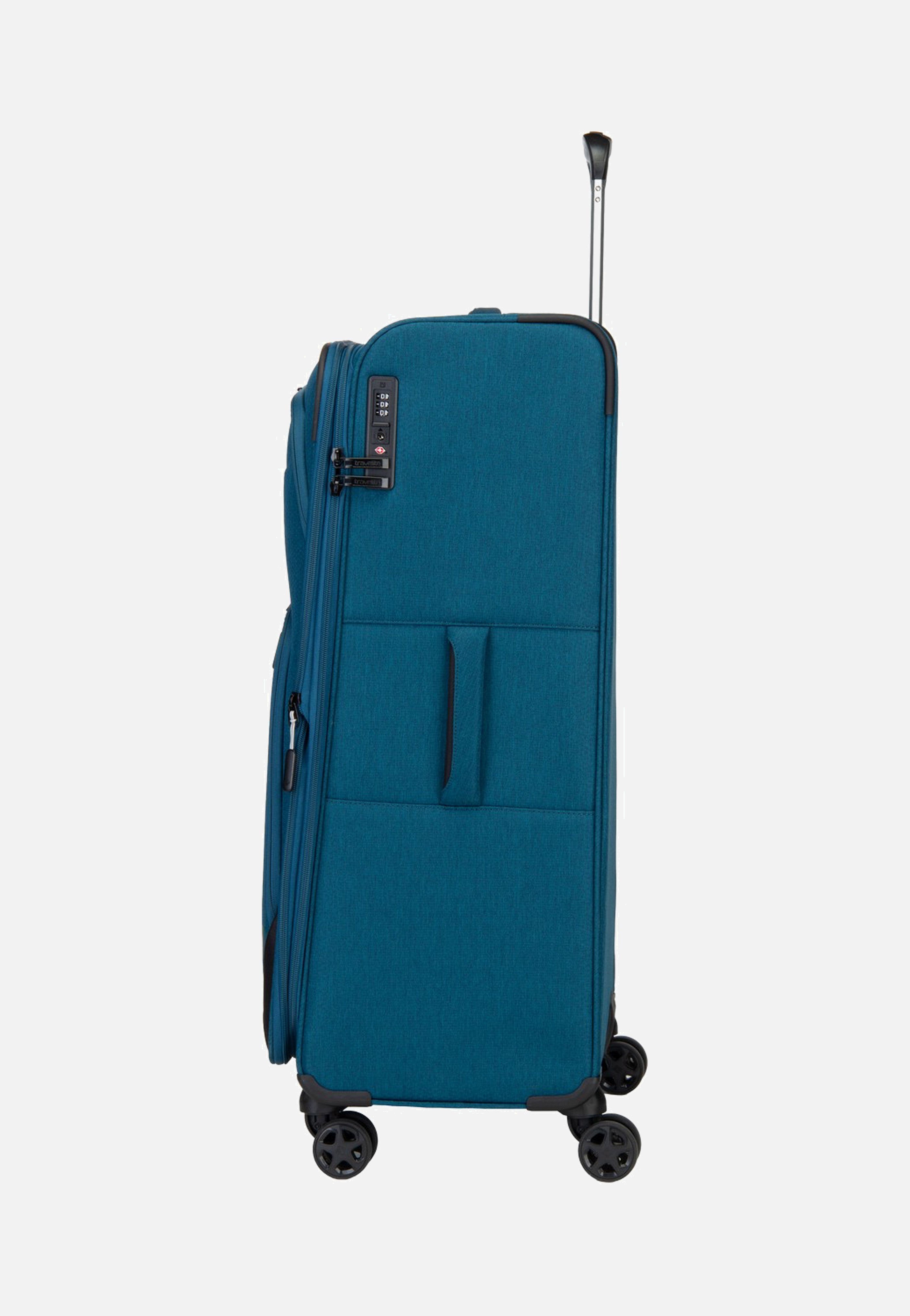 travelite Kick Off Trolley 4W L Exp. Petrol Koffer