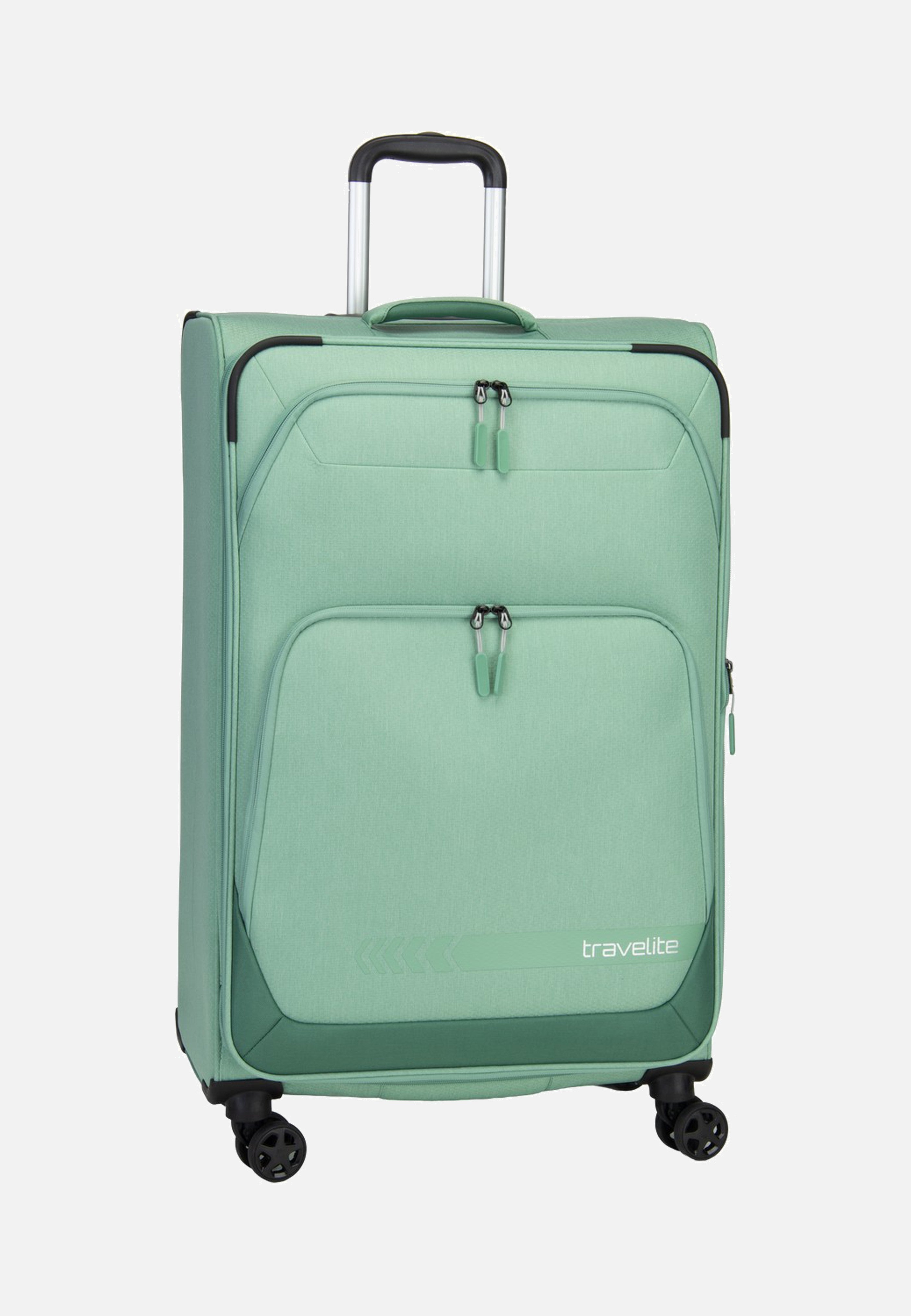 travelite Kick Off Trolley 4W L Exp. Sage Green Koffer