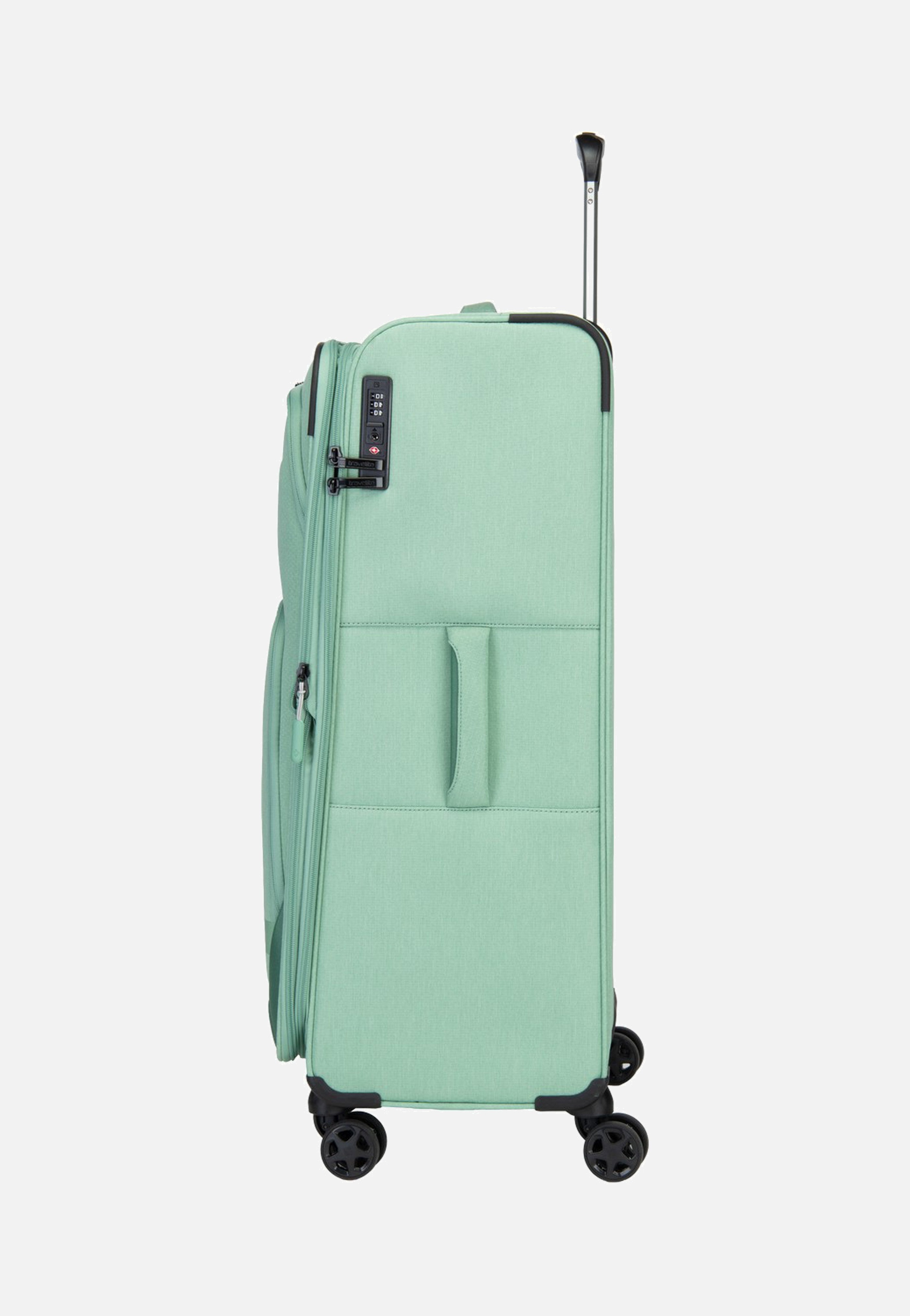 travelite Kick Off Trolley 4W L Exp. Sage Green Koffer