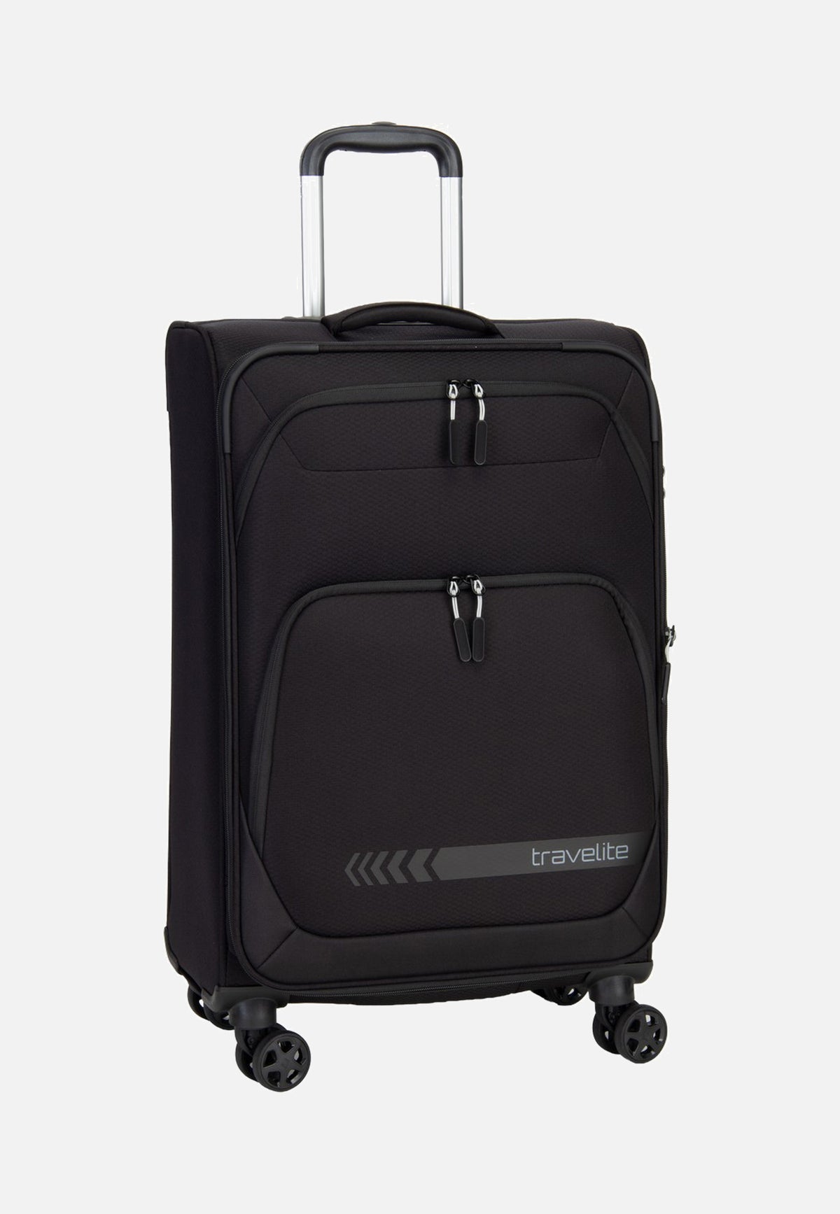 travelite Kick Off Trolley 4W M Exp. Black Koffer