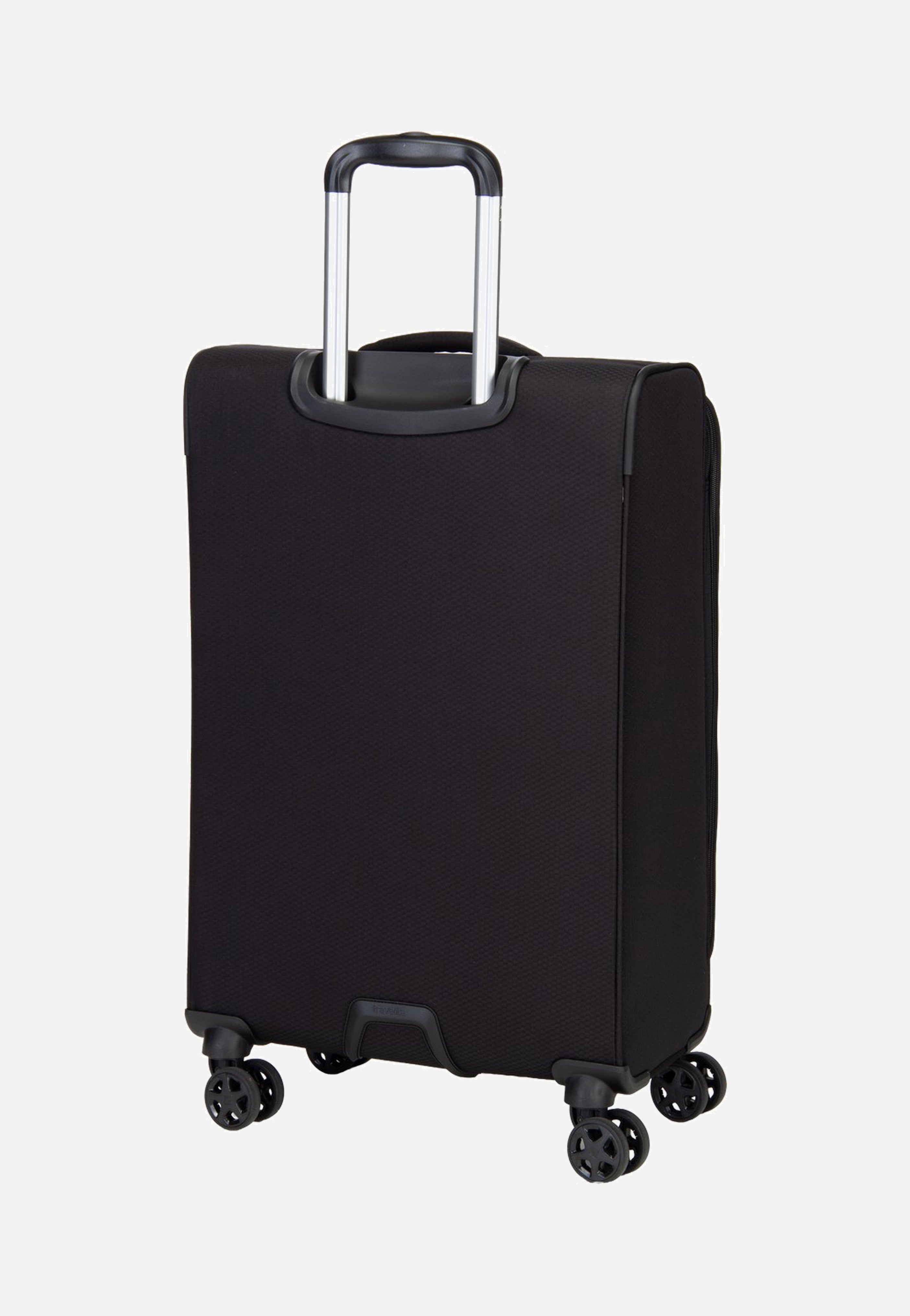 travelite Kick Off Trolley 4W M Exp. Black Koffer