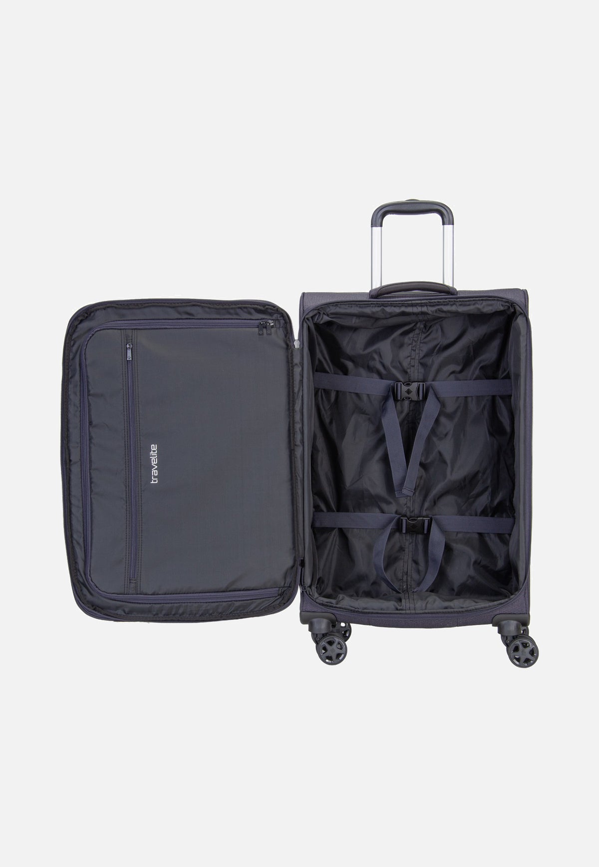 travelite Kick Off Trolley 4W M Exp. Dark Anthracite Koffer