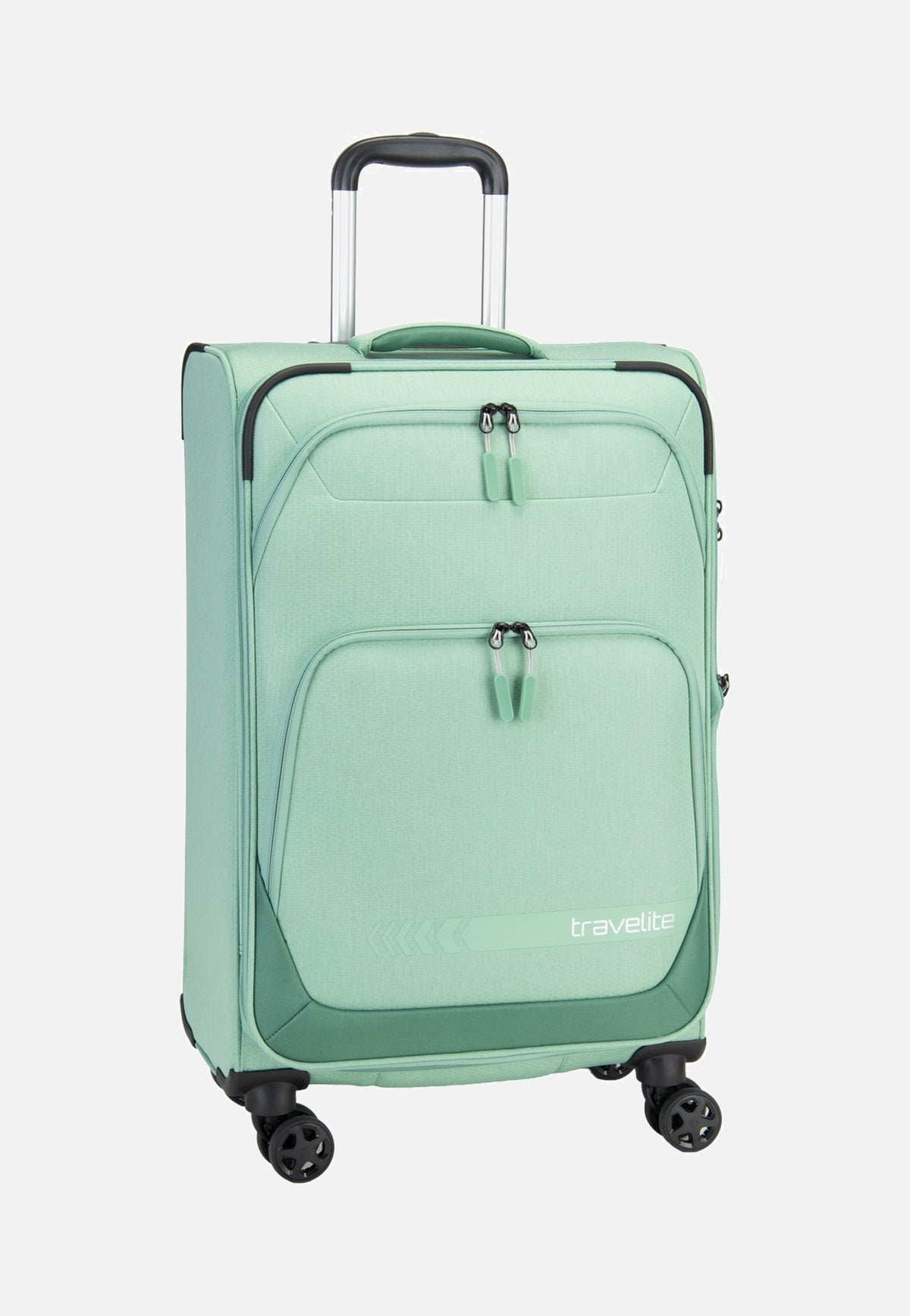 travelite Kick Off Trolley 4W M Exp. Sage Green Koffer