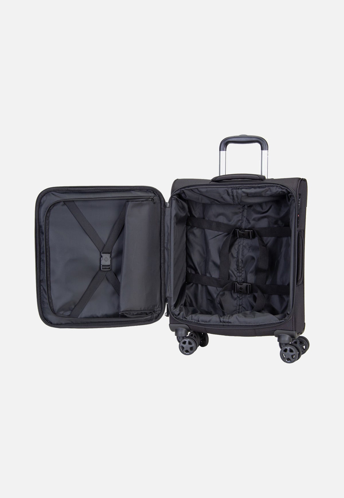 travelite Kick Off Trolley 4W S Black Koffer