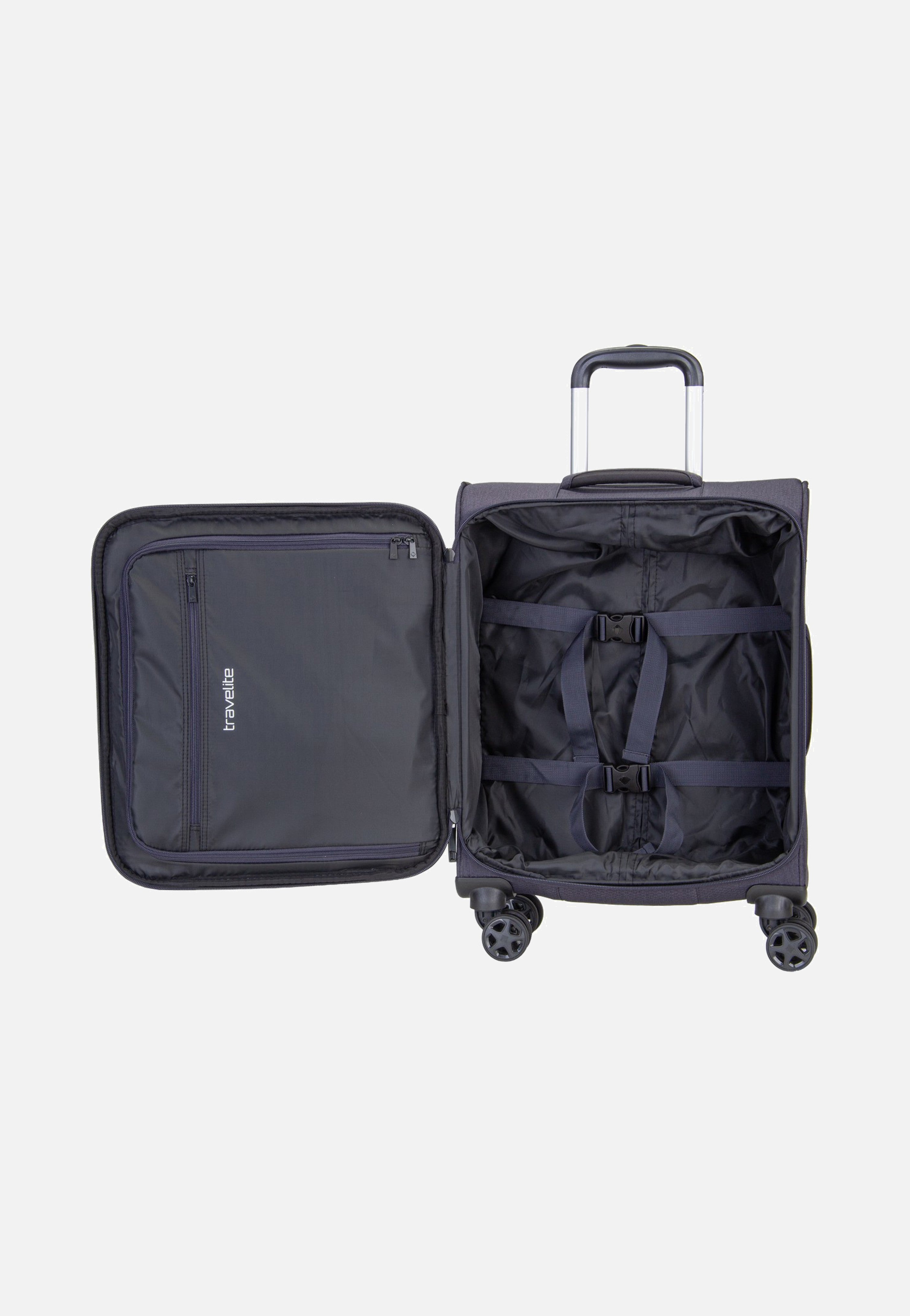 travelite Kick Off Trolley 4W S Dark Anthracite Koffer