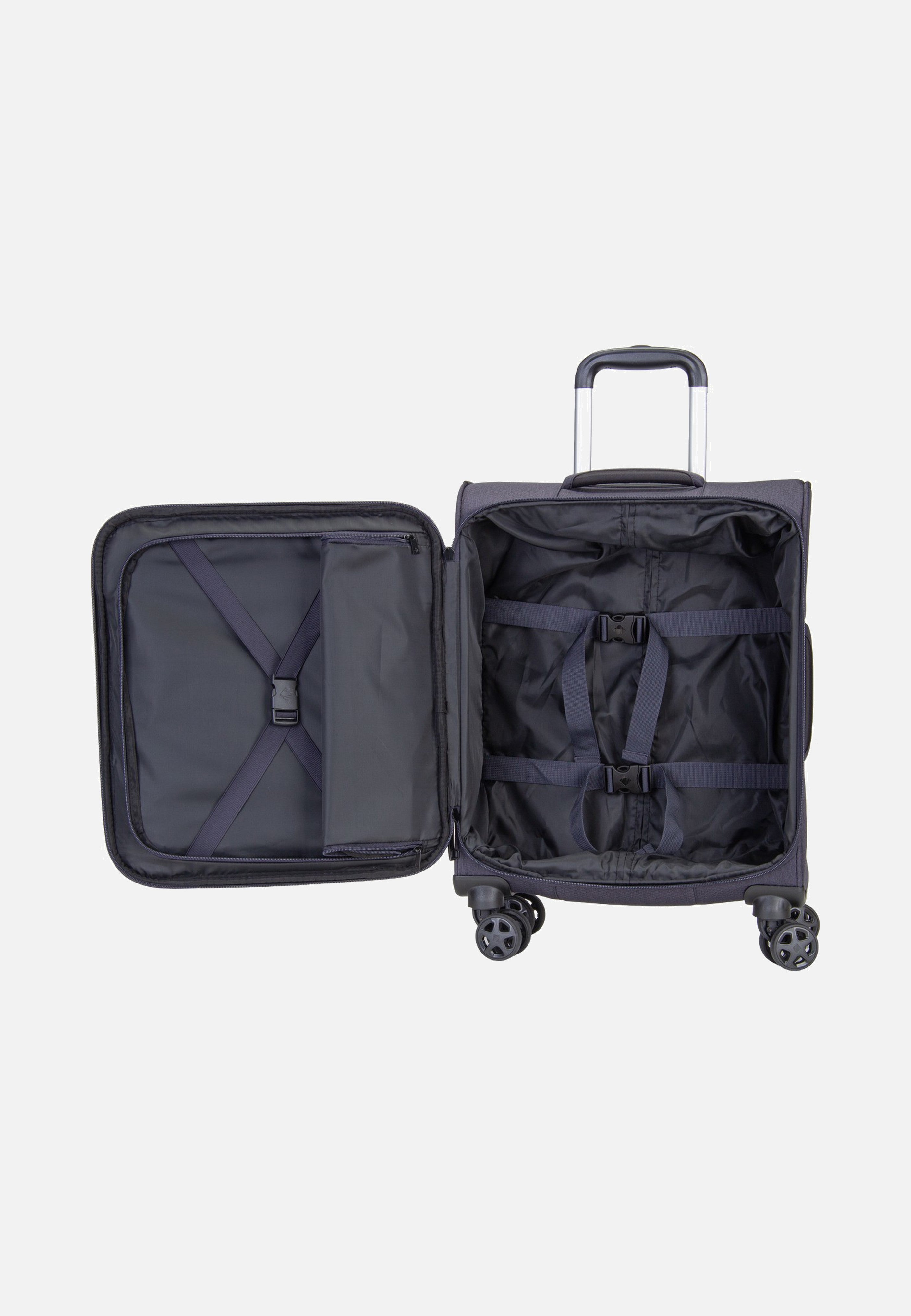 travelite Kick Off Trolley 4W S Dark Anthracite Koffer