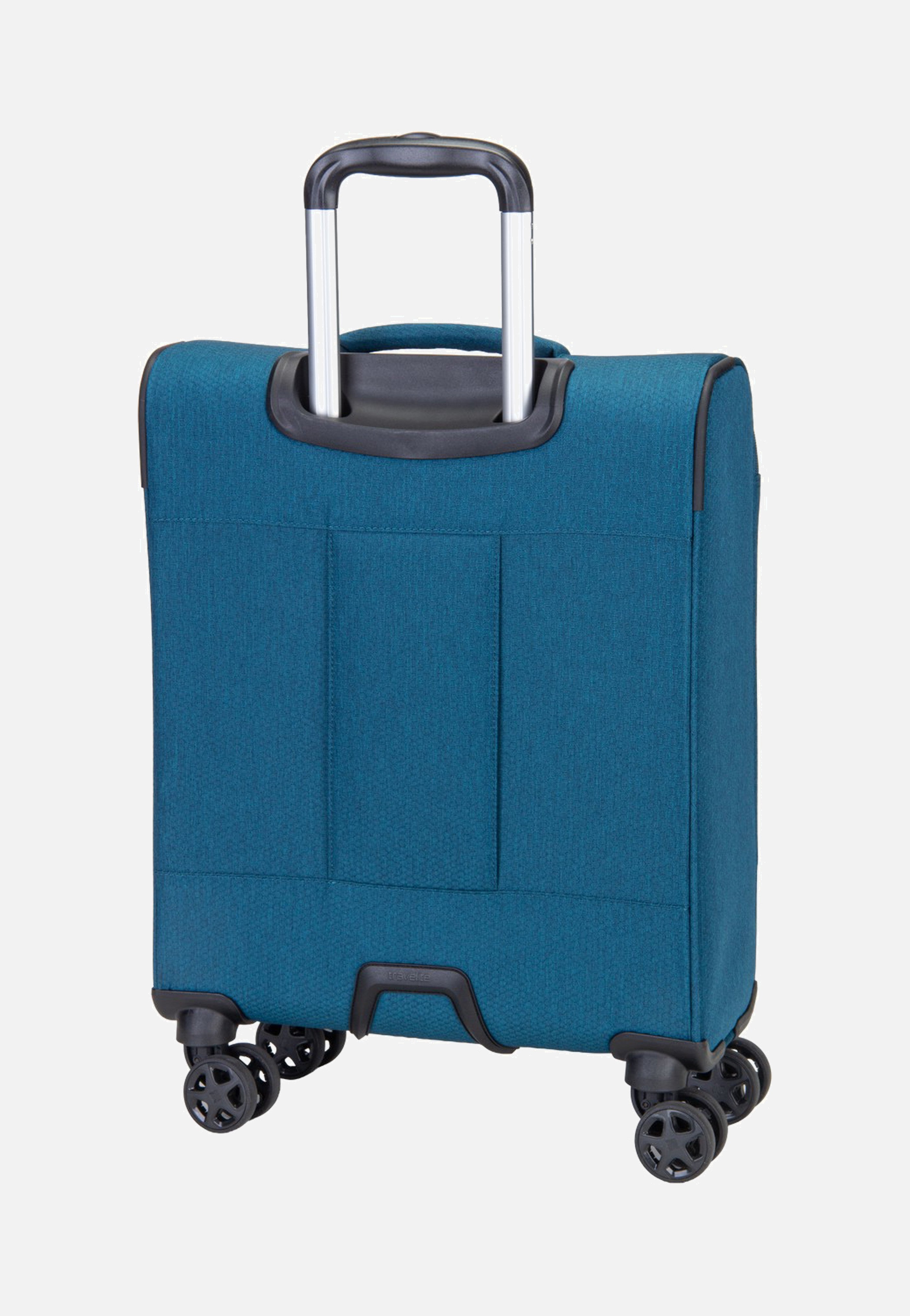 travelite Kick Off Trolley 4W S Petrol Koffer