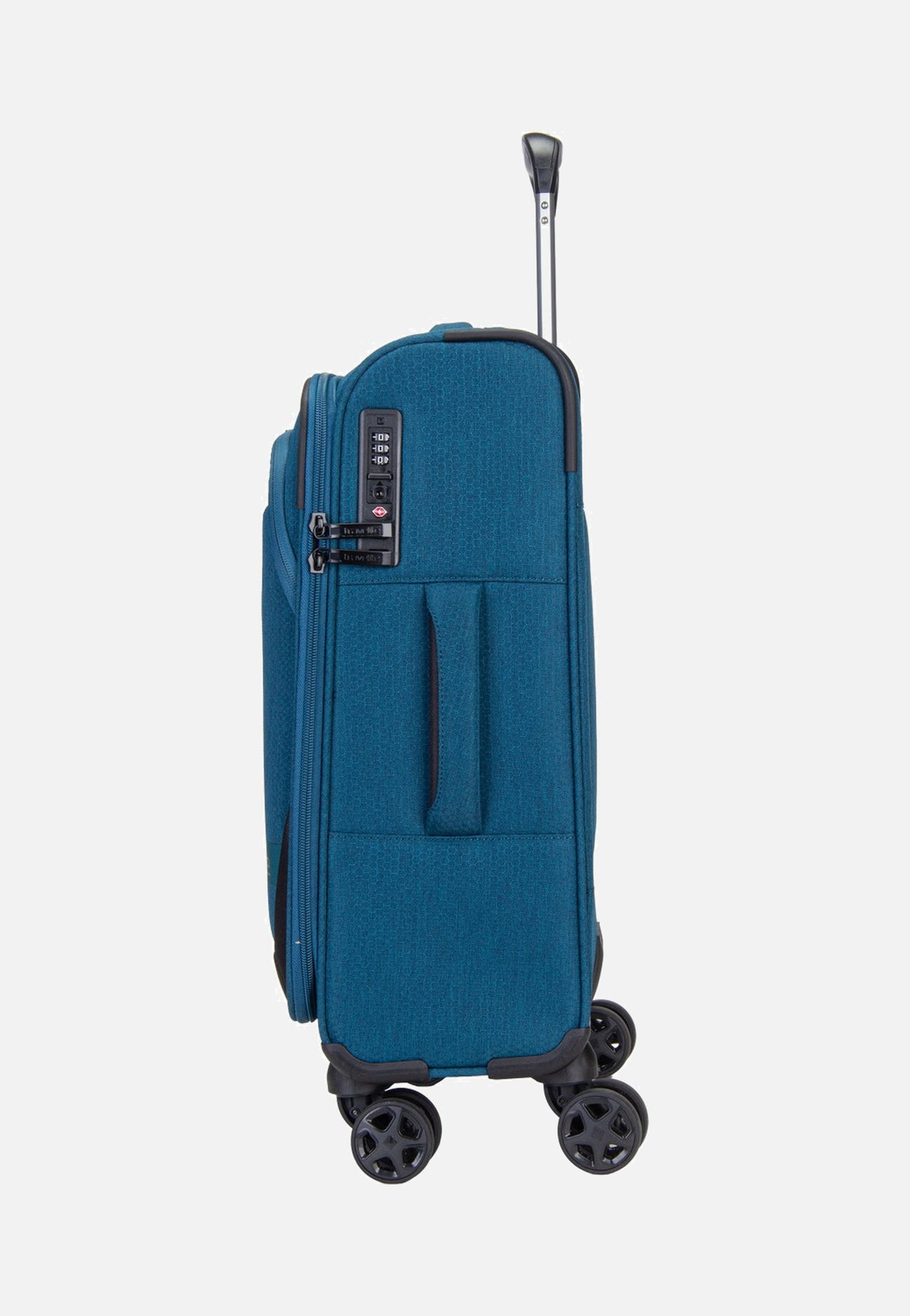 travelite Kick Off Trolley 4W S Petrol Koffer