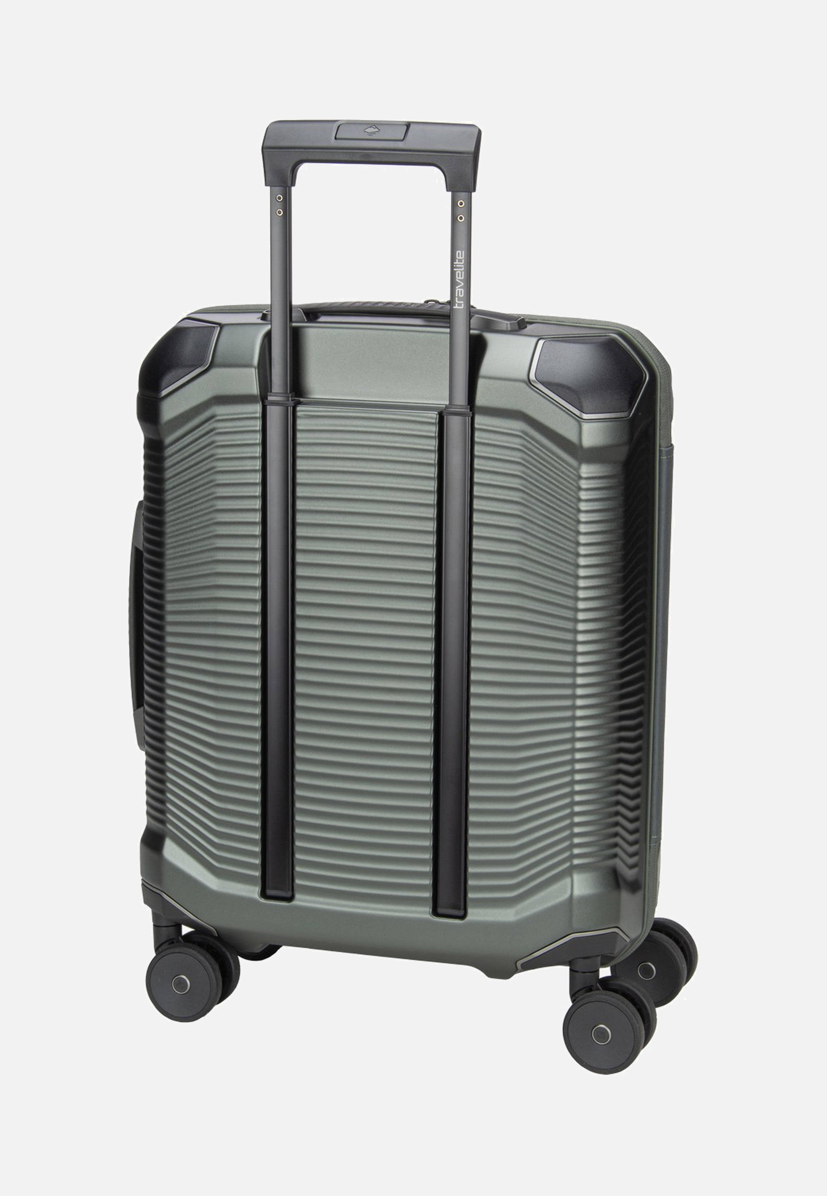 travelite Millennium Trolley 4W S Pine Green Suitcase