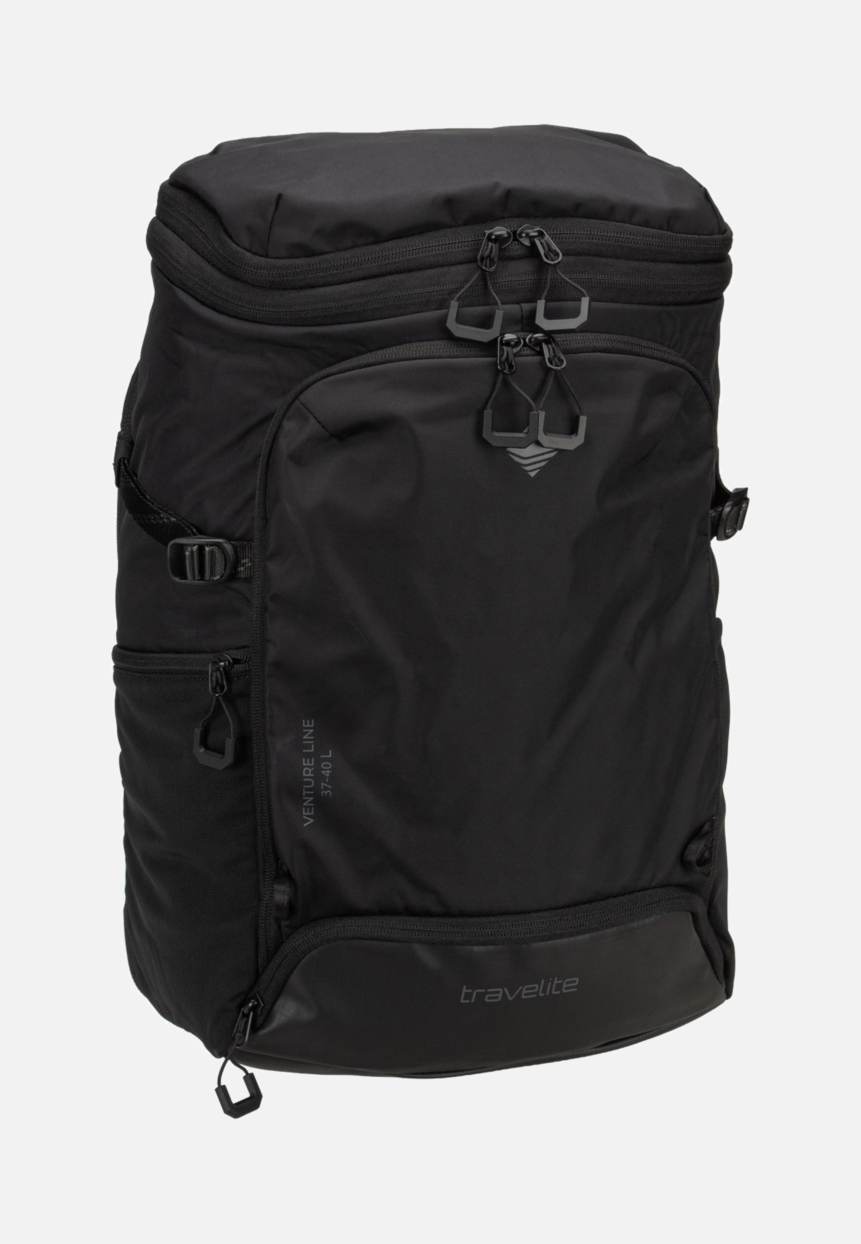 travelite Venture Line XL Black Rucksack